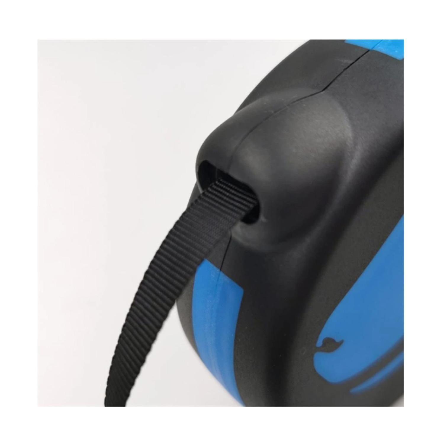 Cuerda Retractil 5M Flexible Paseo De Perros Mascotas Azul-2