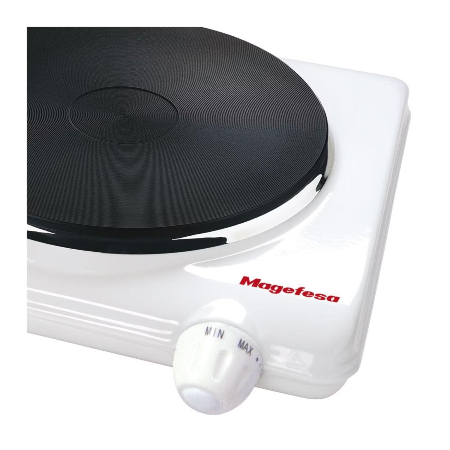 Cocina Encimera Electrica 1 Plato 1500W Blanco MGF8012-2