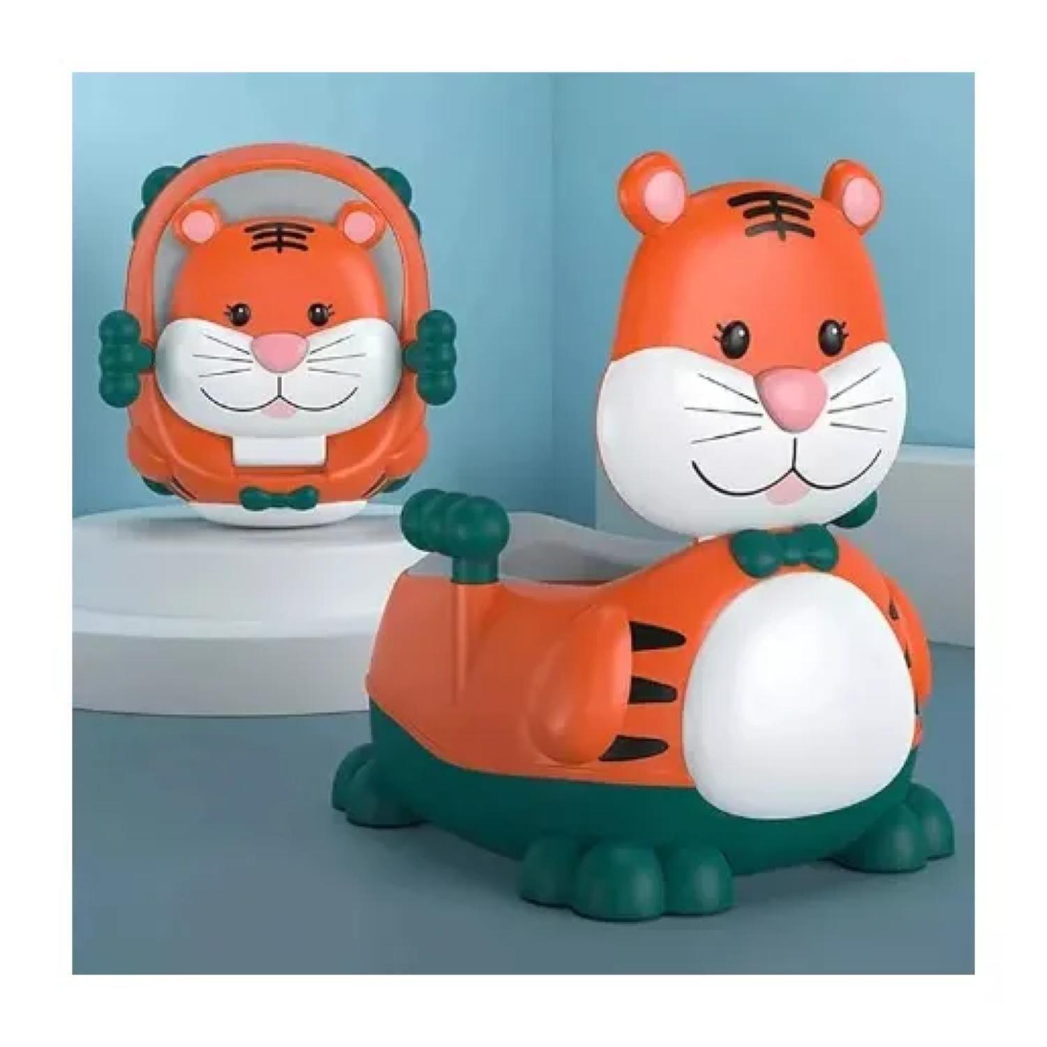 Pelela De Aprendizaje Baño Para Bebes WC Tigre Infantil-4