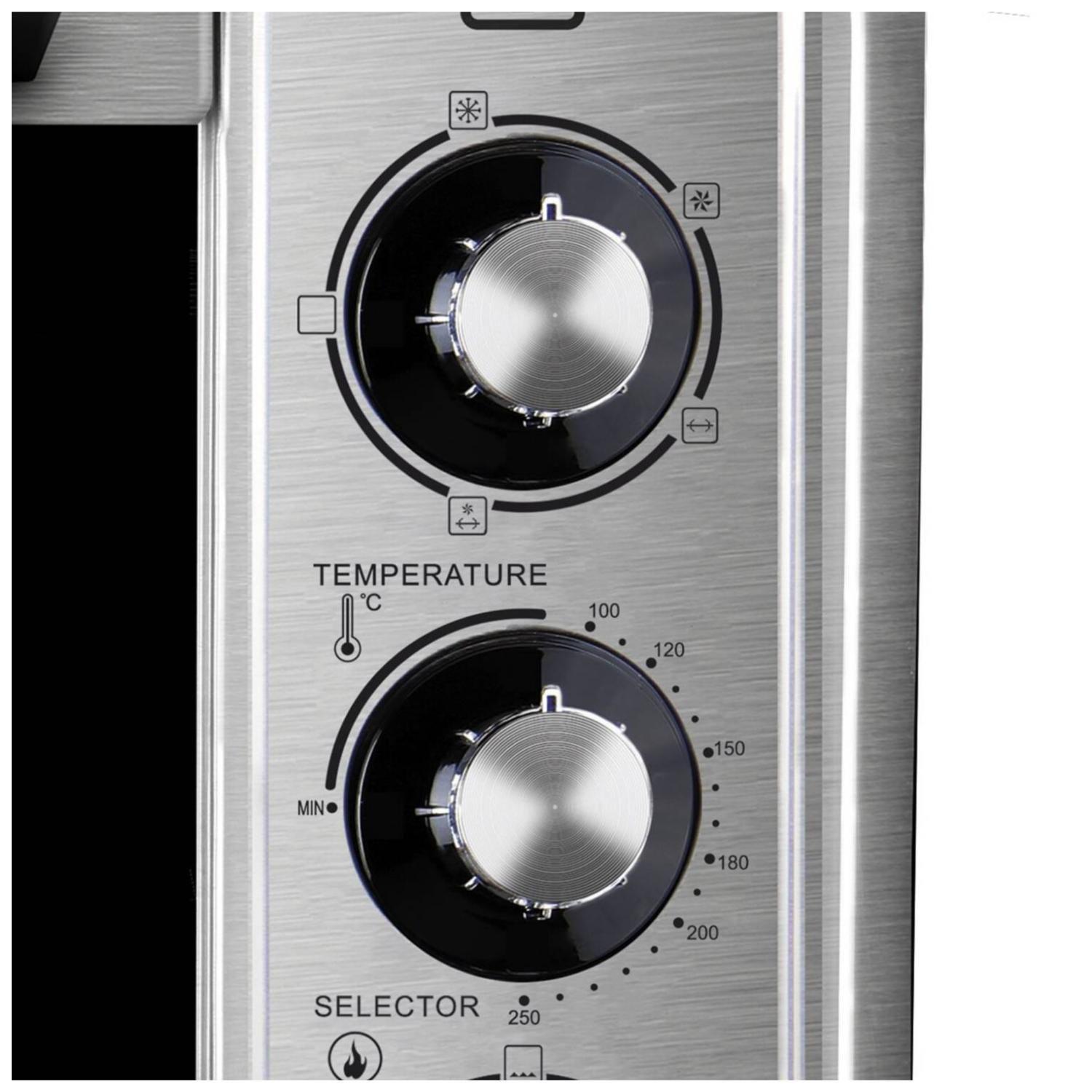 Horno Electrico 77L 2200W 220V Plateado TH-80i-2