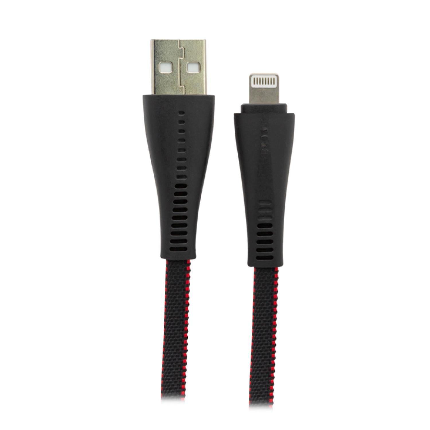 Cable Carga Rapida USB A Lightning Malla Flat -0