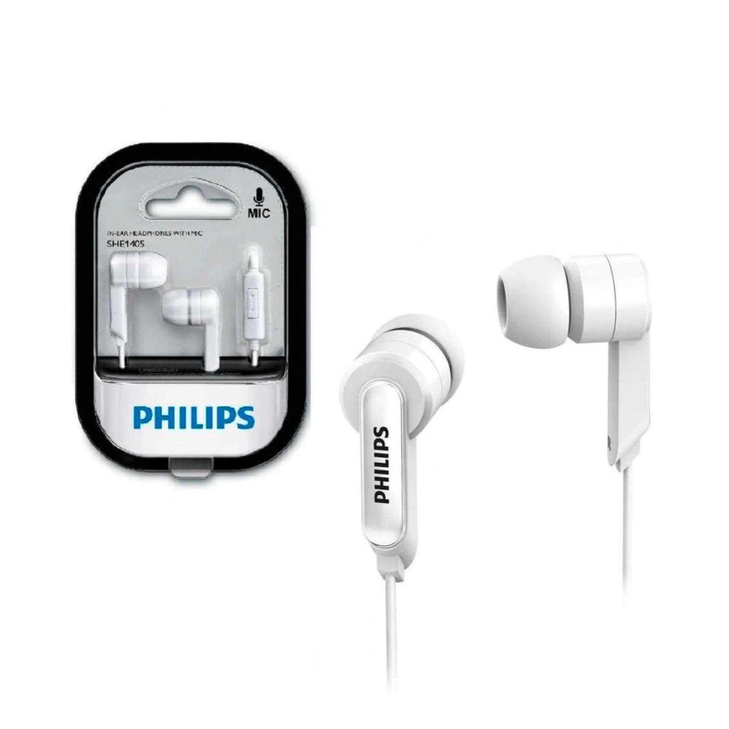 Audifono Manos Libres Jack 3.5 Blanco SHE1405W -2