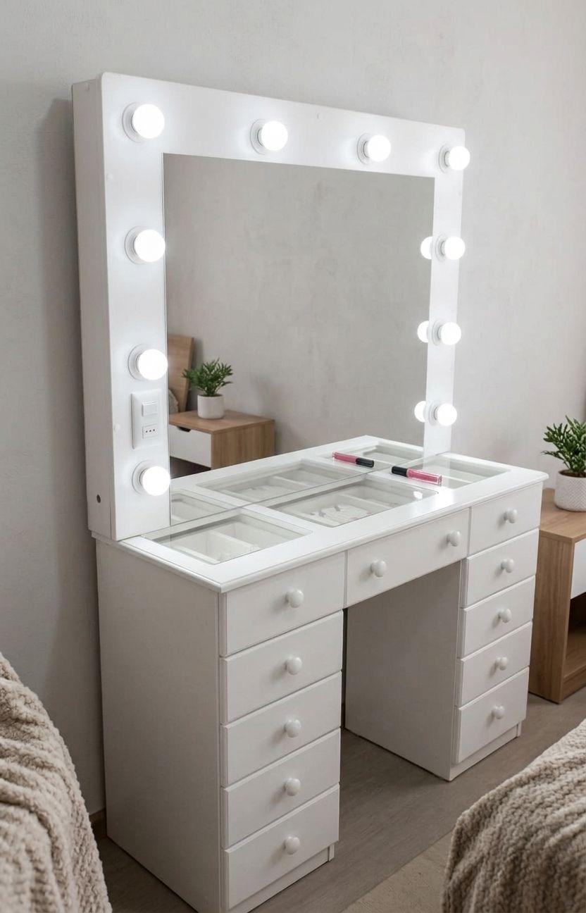 TOCADOR MAQUILLAJE HOLLYWOOD CREAFAVA 1 20 MTS-2
