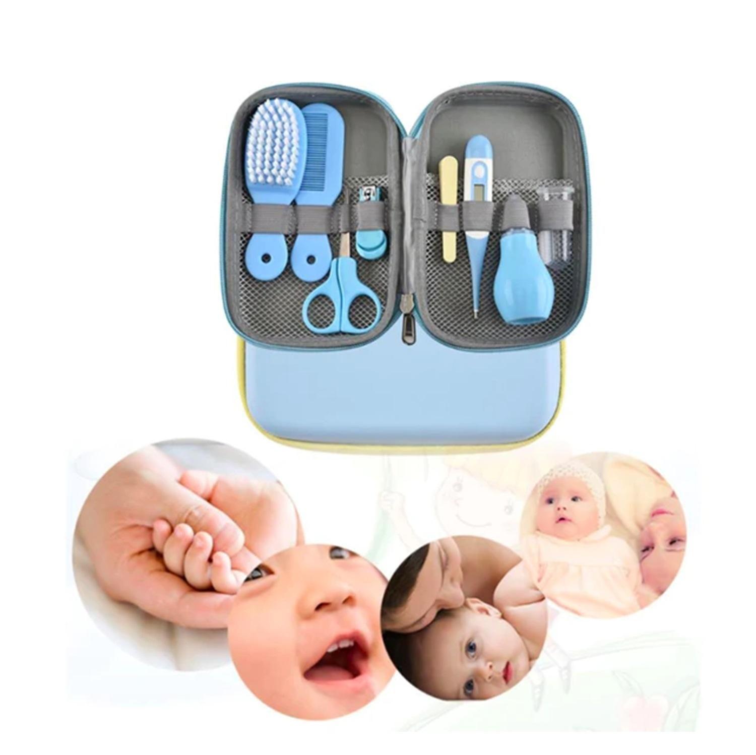 Set De Cuidados Manicure Bebés 8 Piezas Celeste-4