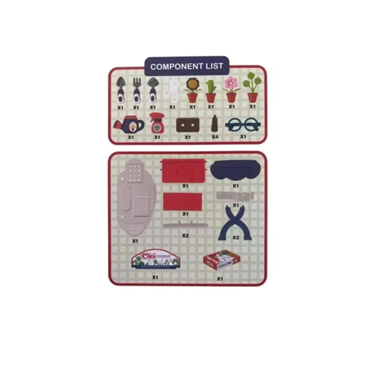 Mini Set Armable Jardín Didáctico Infantil 40x16x35 CM-1