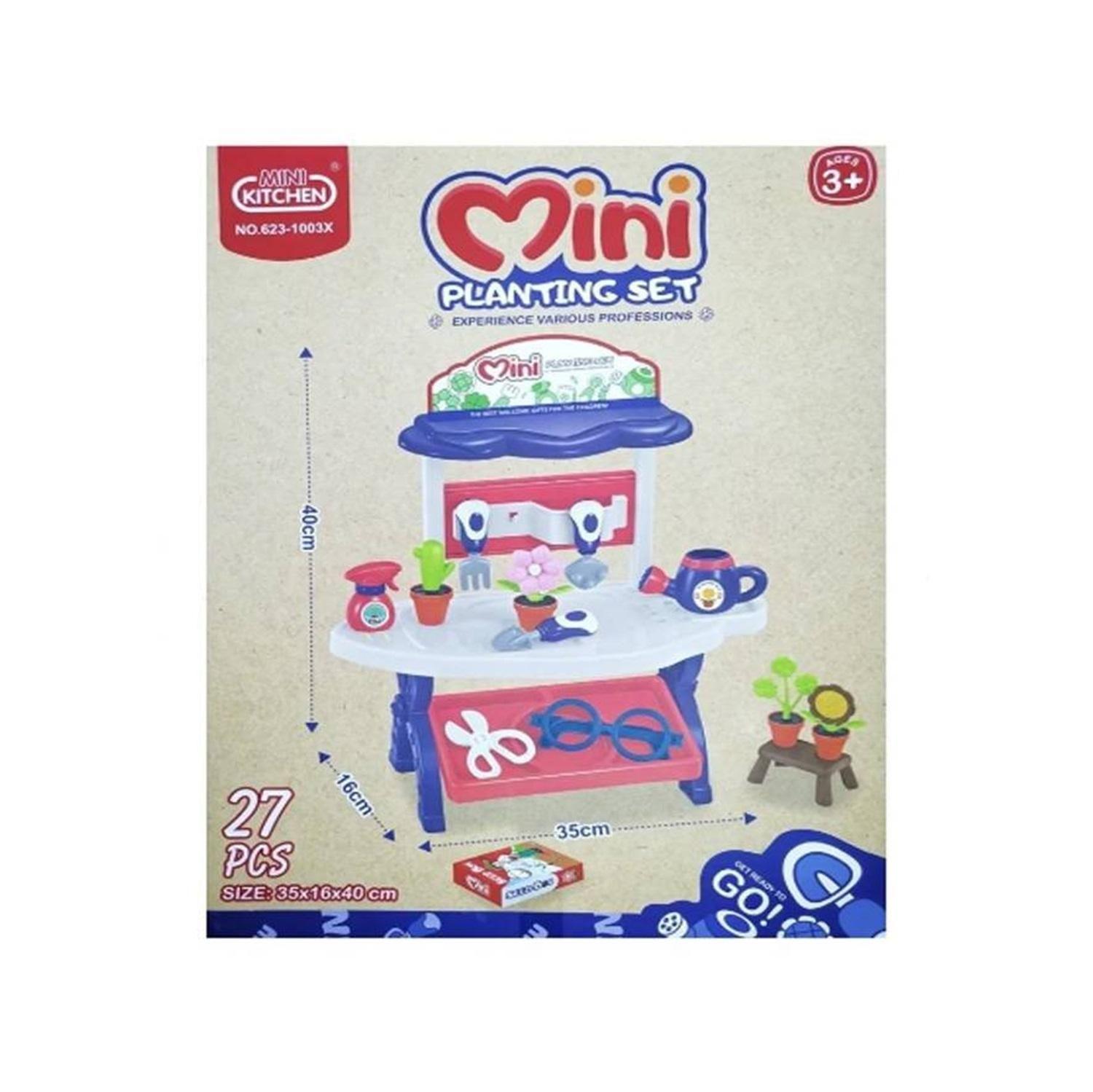 Mini Set Armable Jardín Didáctico Infantil 40x16x35 CM-2
