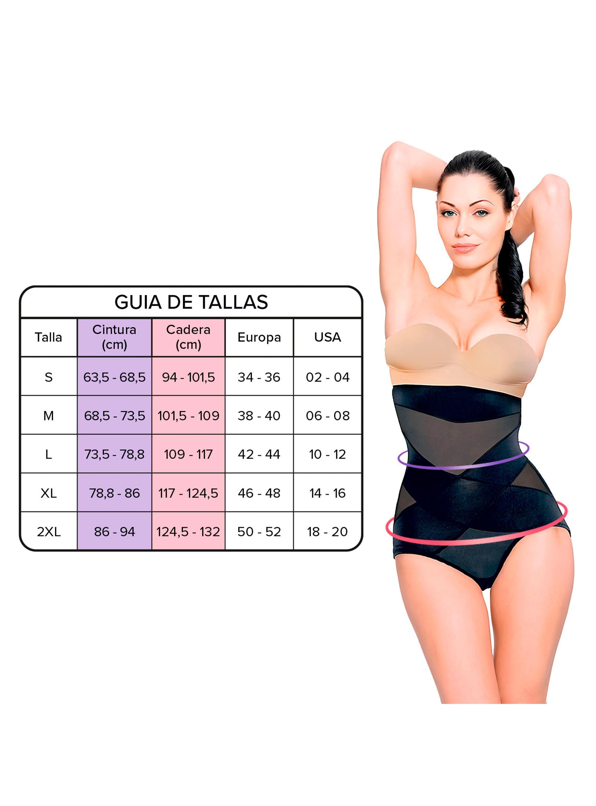 Pack 2 Faja Reductora Negra y Beige VC Compression Shaper T M-2