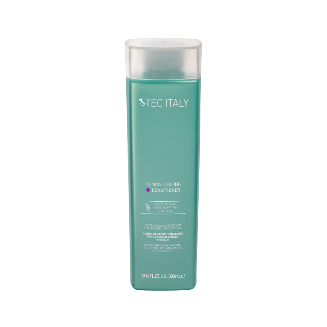 Acondicionador HI Moisturizing para Cabello Da ado y Reseco 300 ml TEC ITALY-0