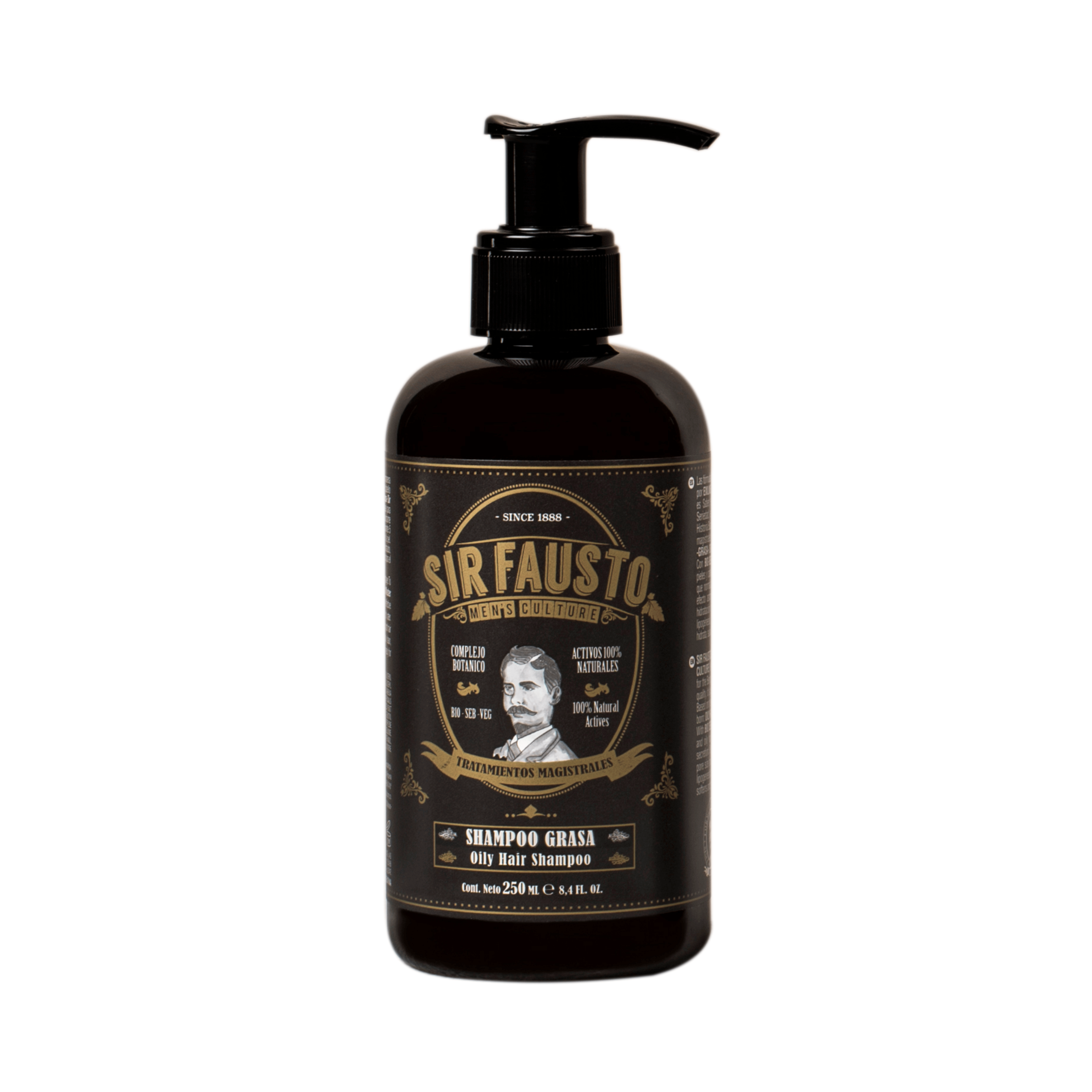 Shampoo Grasa Sir Fausto 250 ml – Control de sebo y frescura diaria-0