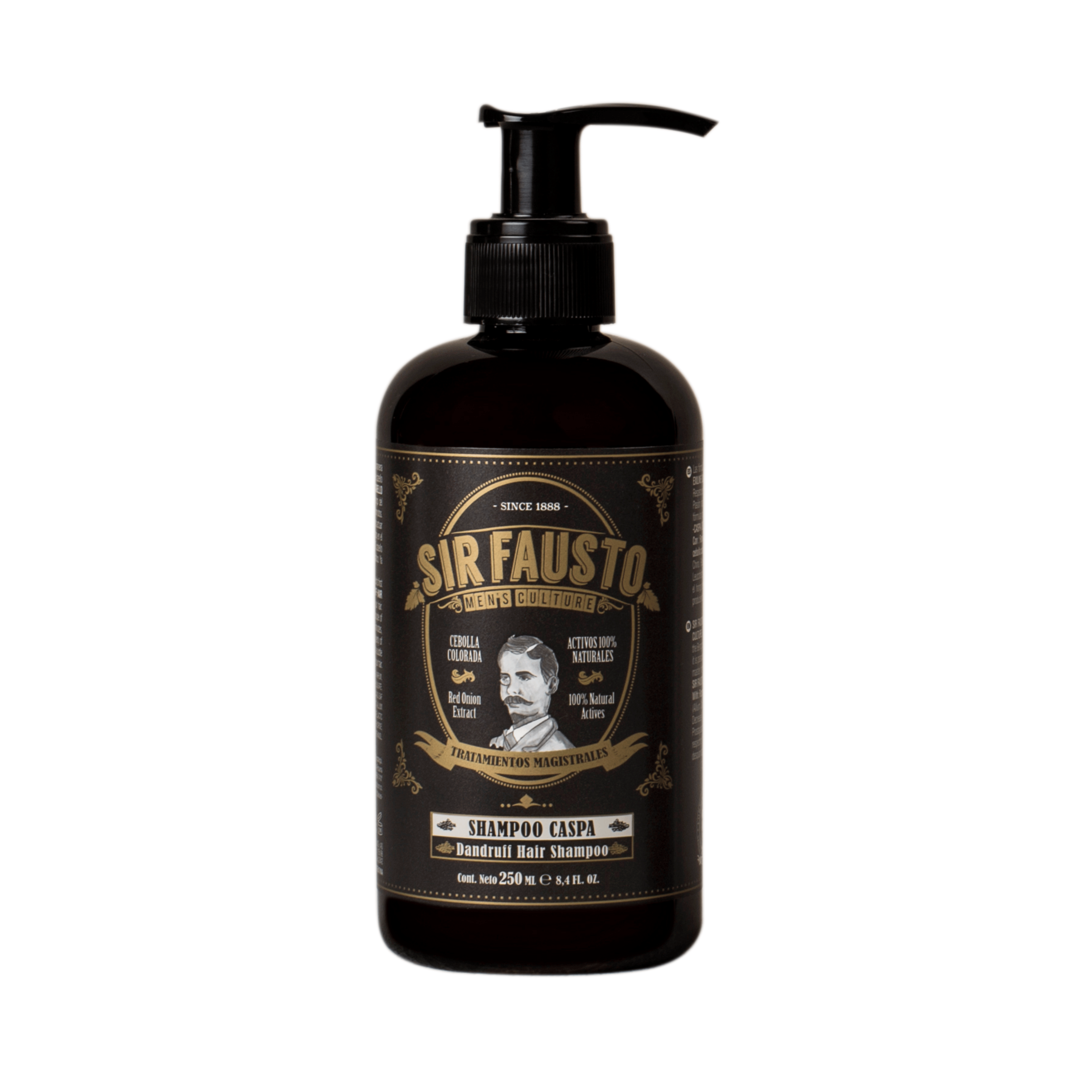 Shampoo Caspa Sir Fausto 250 ml – Control de caspa y alivio inmediato-0