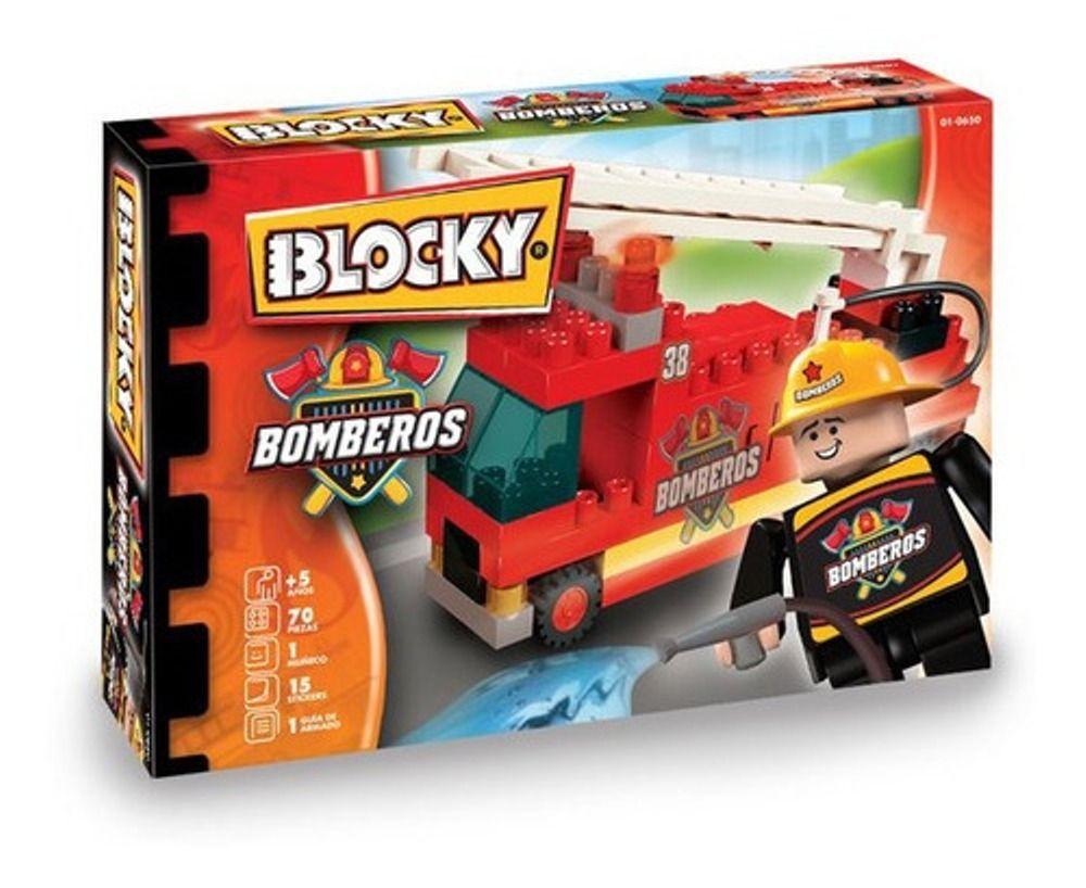 BLOCKY BOMBEROS 1 / 70 PIEZAS-0