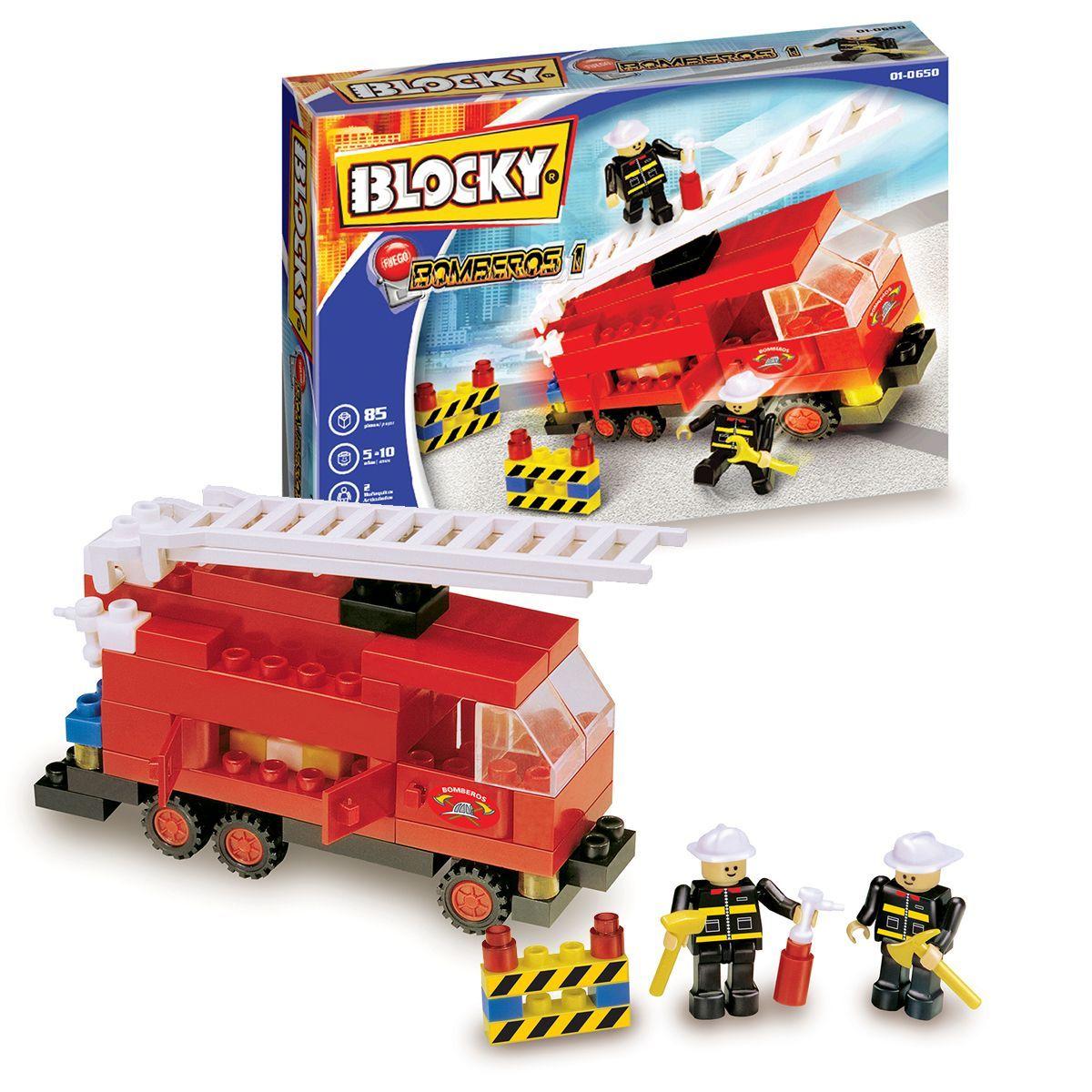 BLOCKY BOMBEROS 1 / 70 PIEZAS-1
