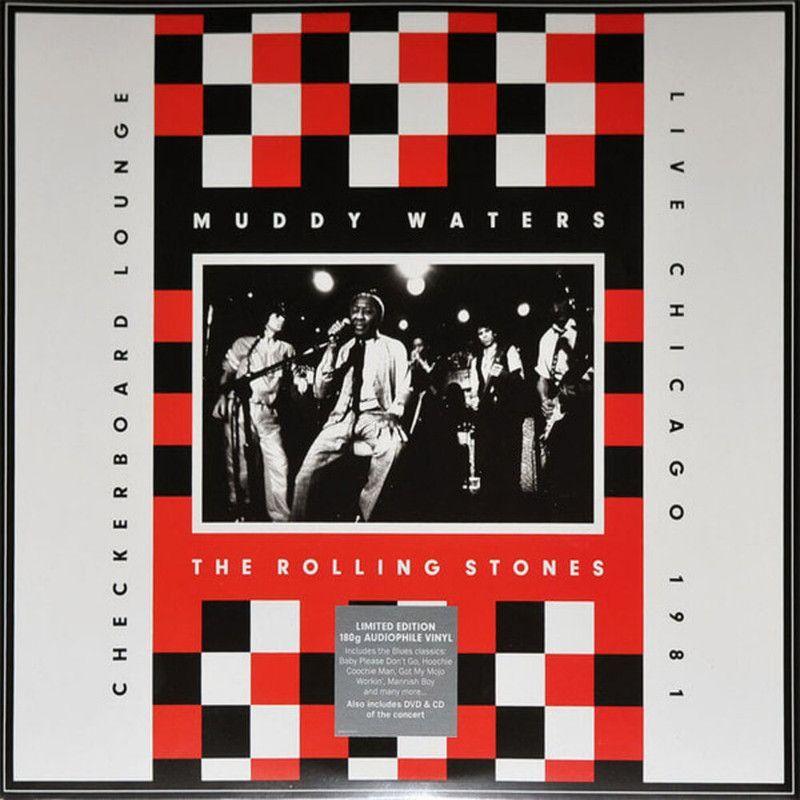 VINILO MUDDY WATERS THE ROLLING STONES / CHECKERBOARD LOUNGE LIVE CHCG 4(2LP+1CD+1DVD)-0