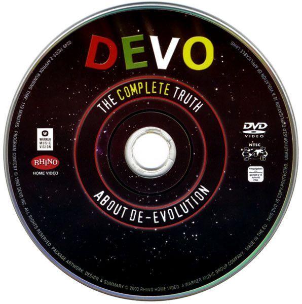 DVD DEVO/ DEVO: THE COMPLETE TRUTH ABOUT DE-EVOLUTION  1DVD-3