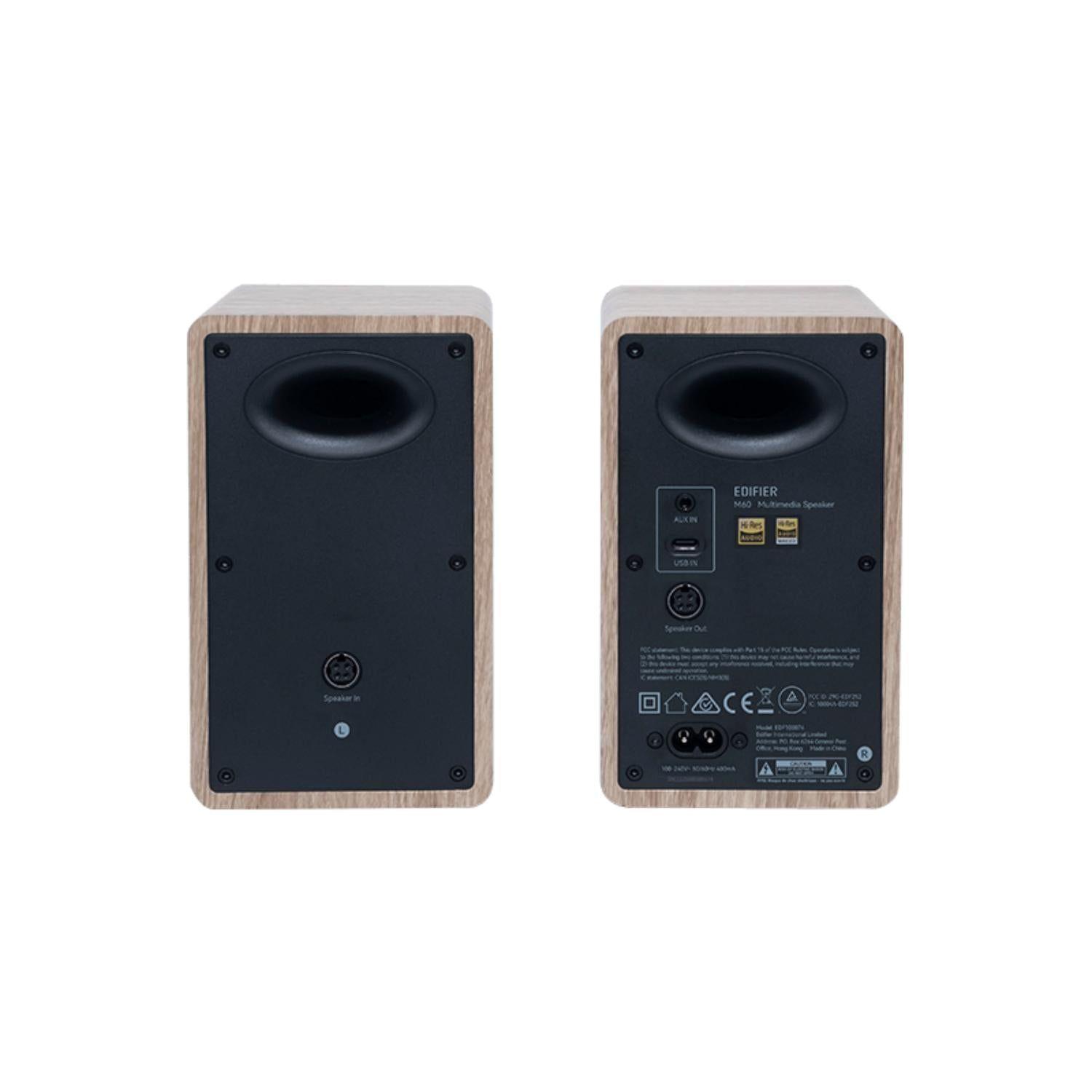 EDIFIER M60 CLASSIC OAK Monitor Multiproposito-2