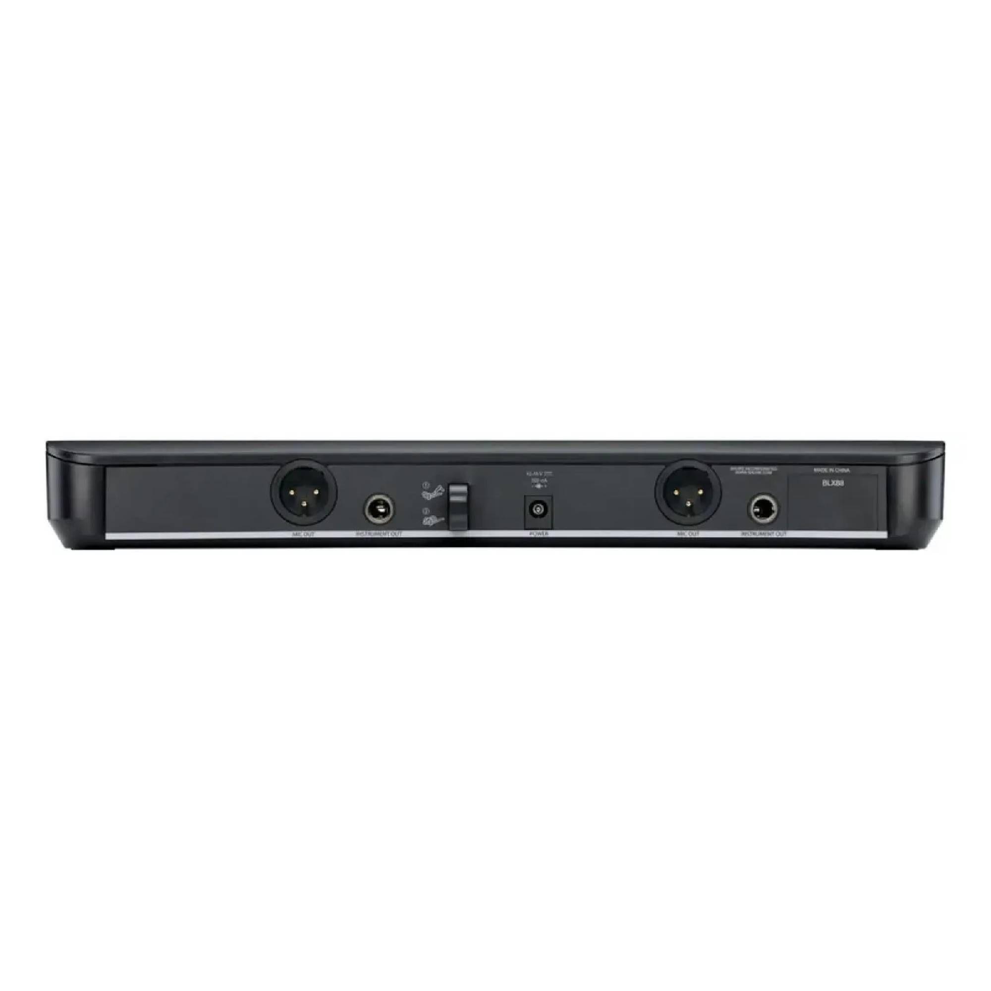 Shure BLX1288 CVL M15 Sistema Combinado Inal mbrico Mic Mano PG58 y CVL Solapa-1