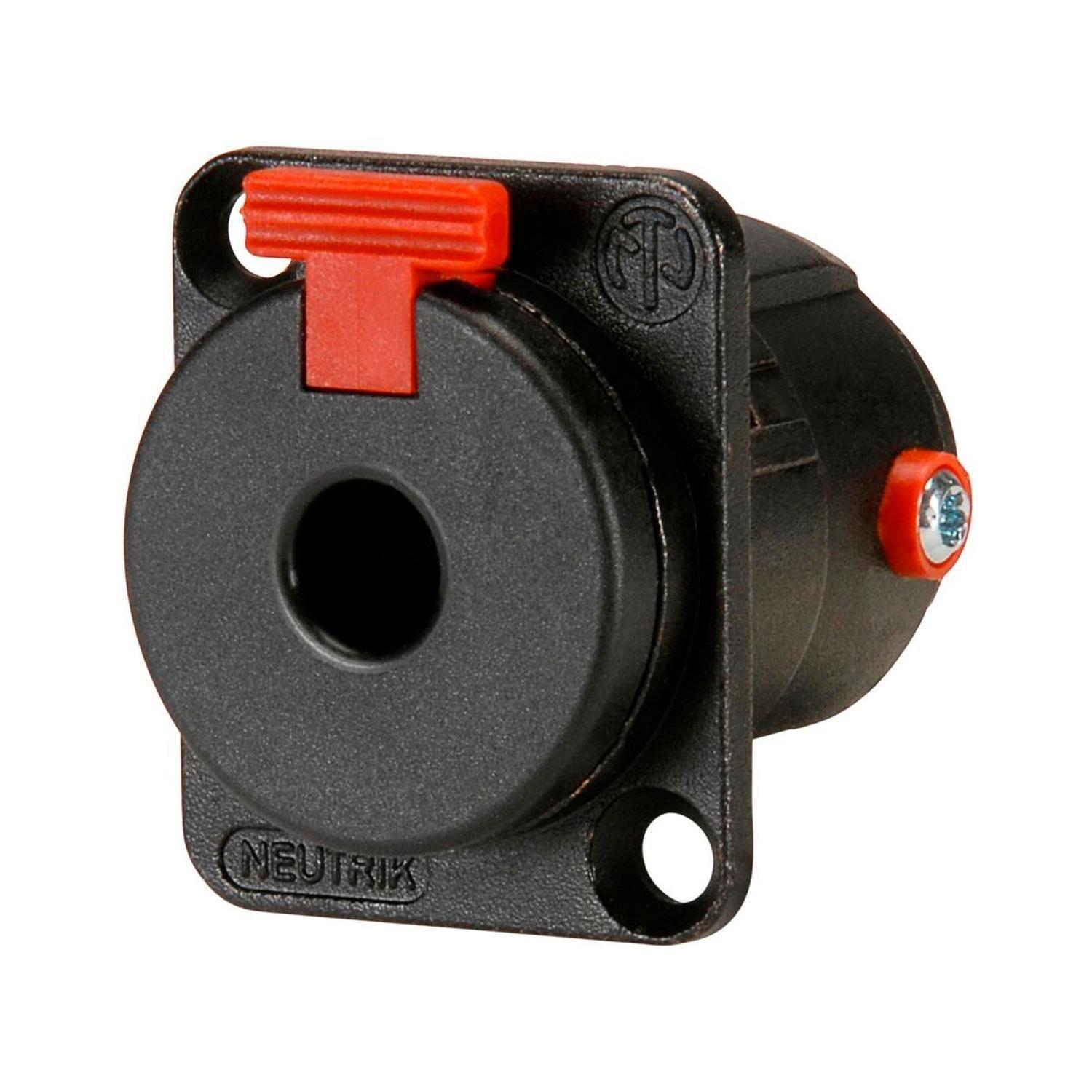 Neutrik NJ3FP6C Black Conector Chasis 1/4 Hembra-0