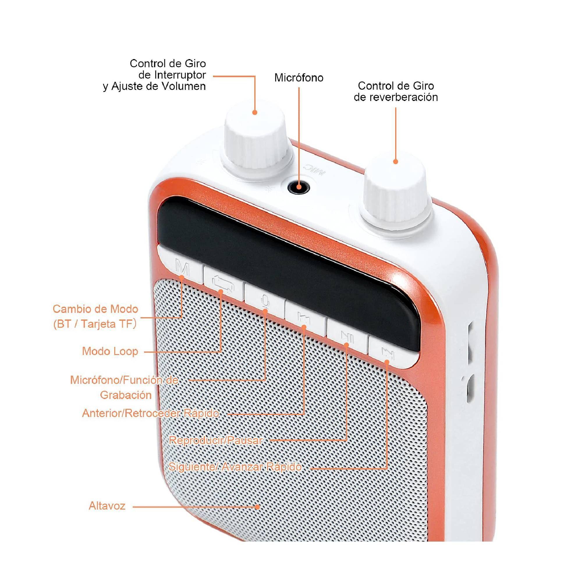 ANDOWL Q KY70 Parlante Portatil con Micr fono-2