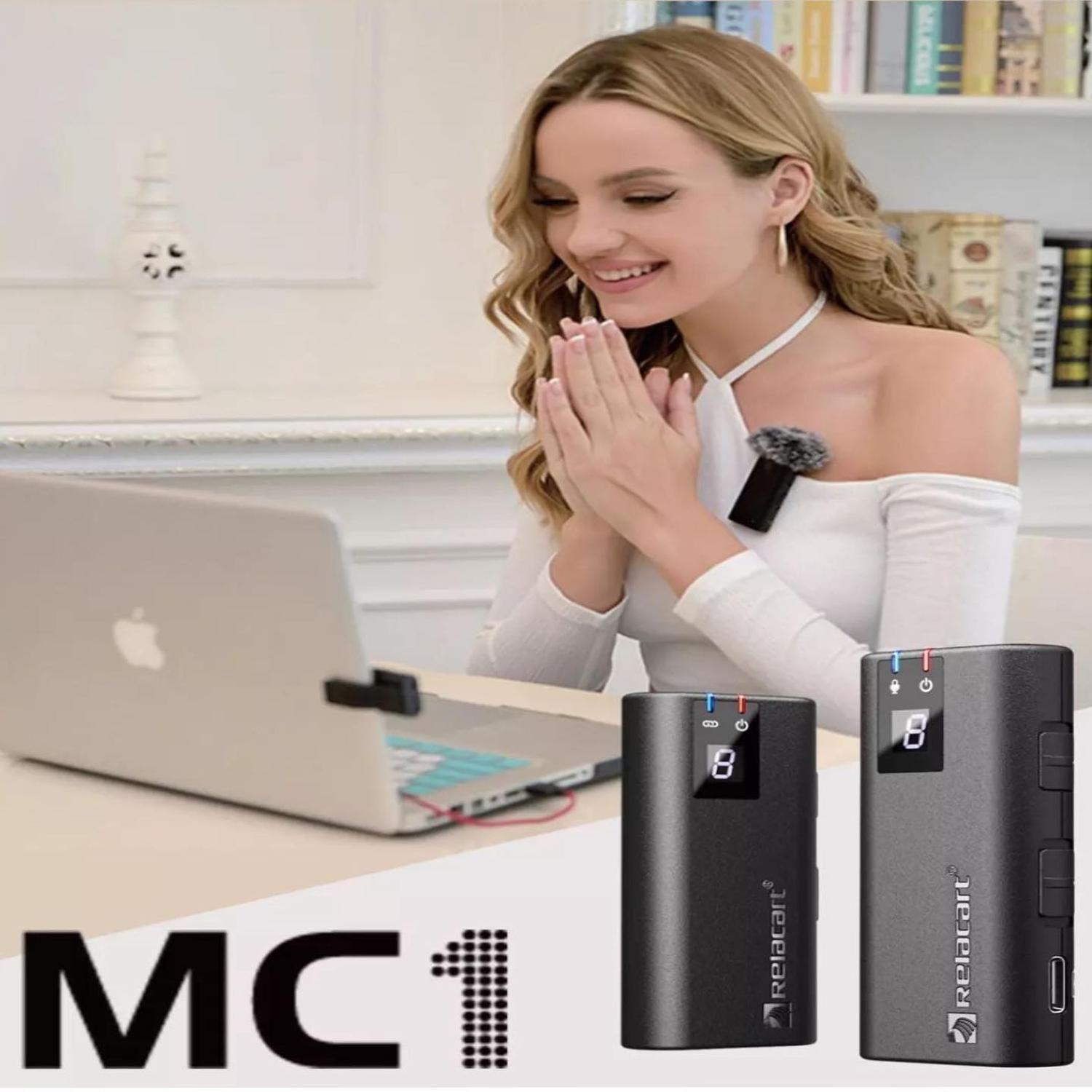 Relacart MC1 Sistema de Micrófono Inalámbrico Lavalier-4