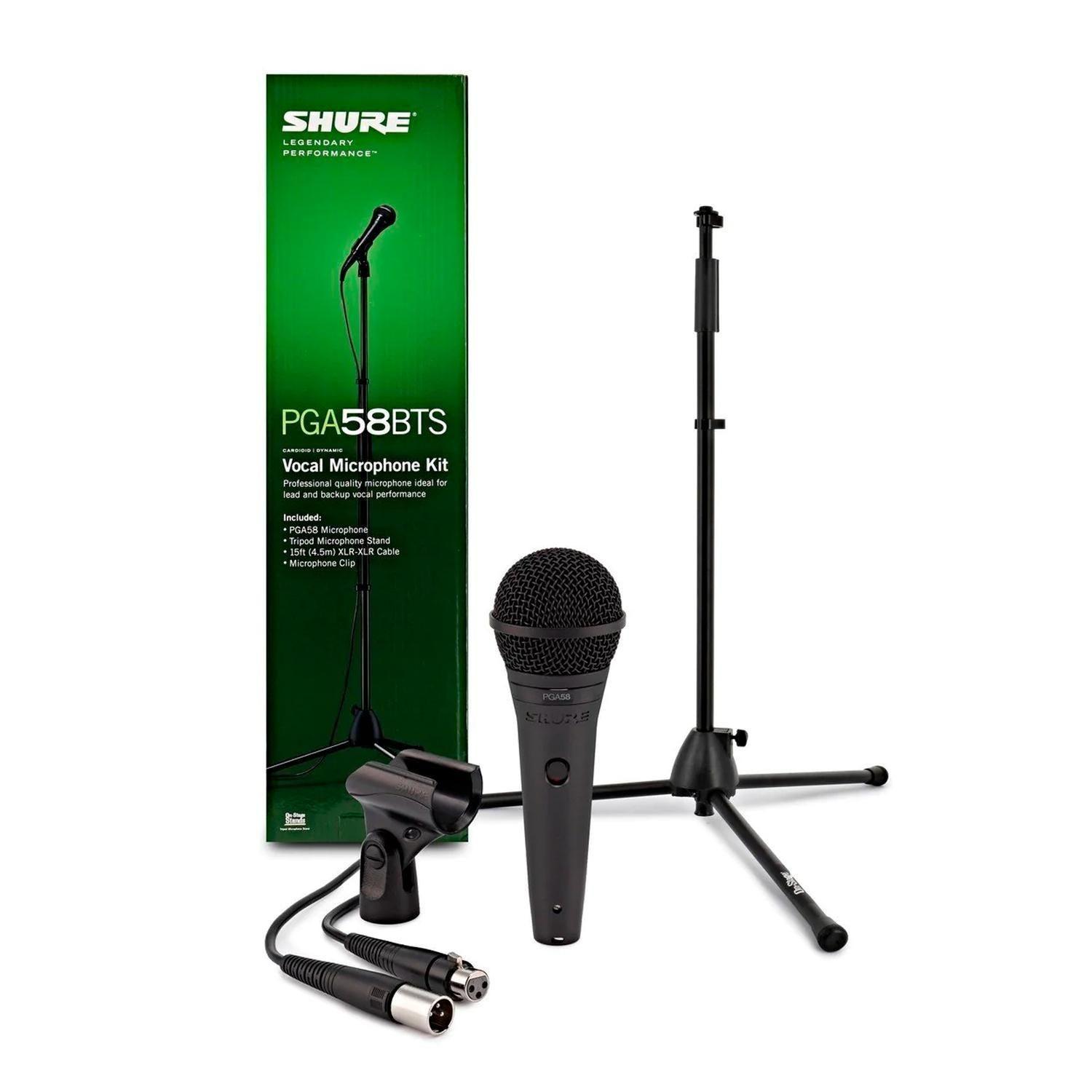 Shure PGA58 BTS Kit Micrófono Dinámico-0