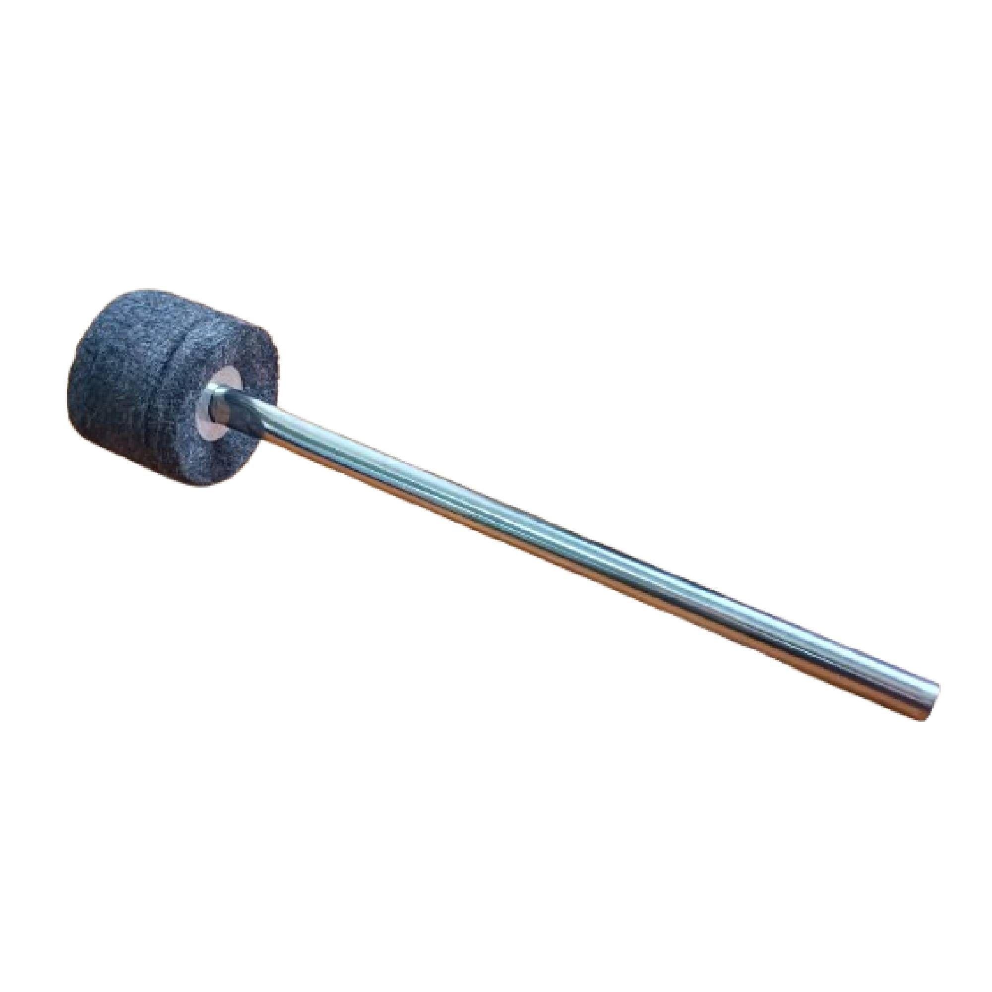 Mazo bombo metal punta fieltro 30 cms-2