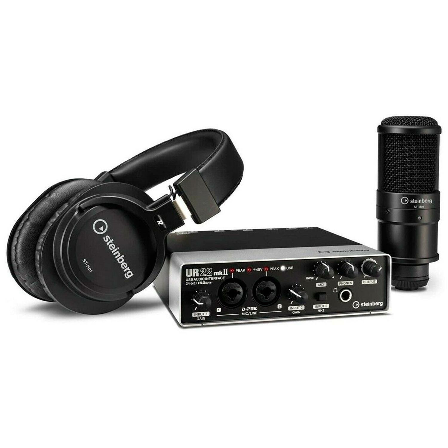 Steinberg UR22 MKII RECORDING PACK-1