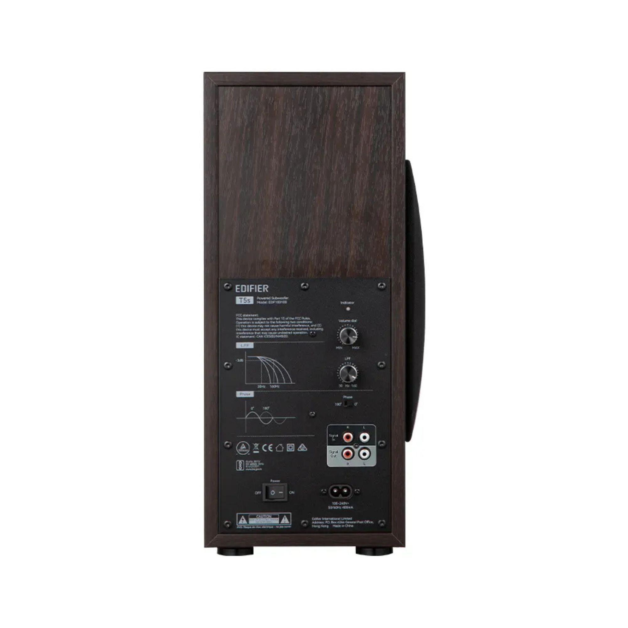 Subwoofer Edifier T5s Marrón 8 Pulgadas-2