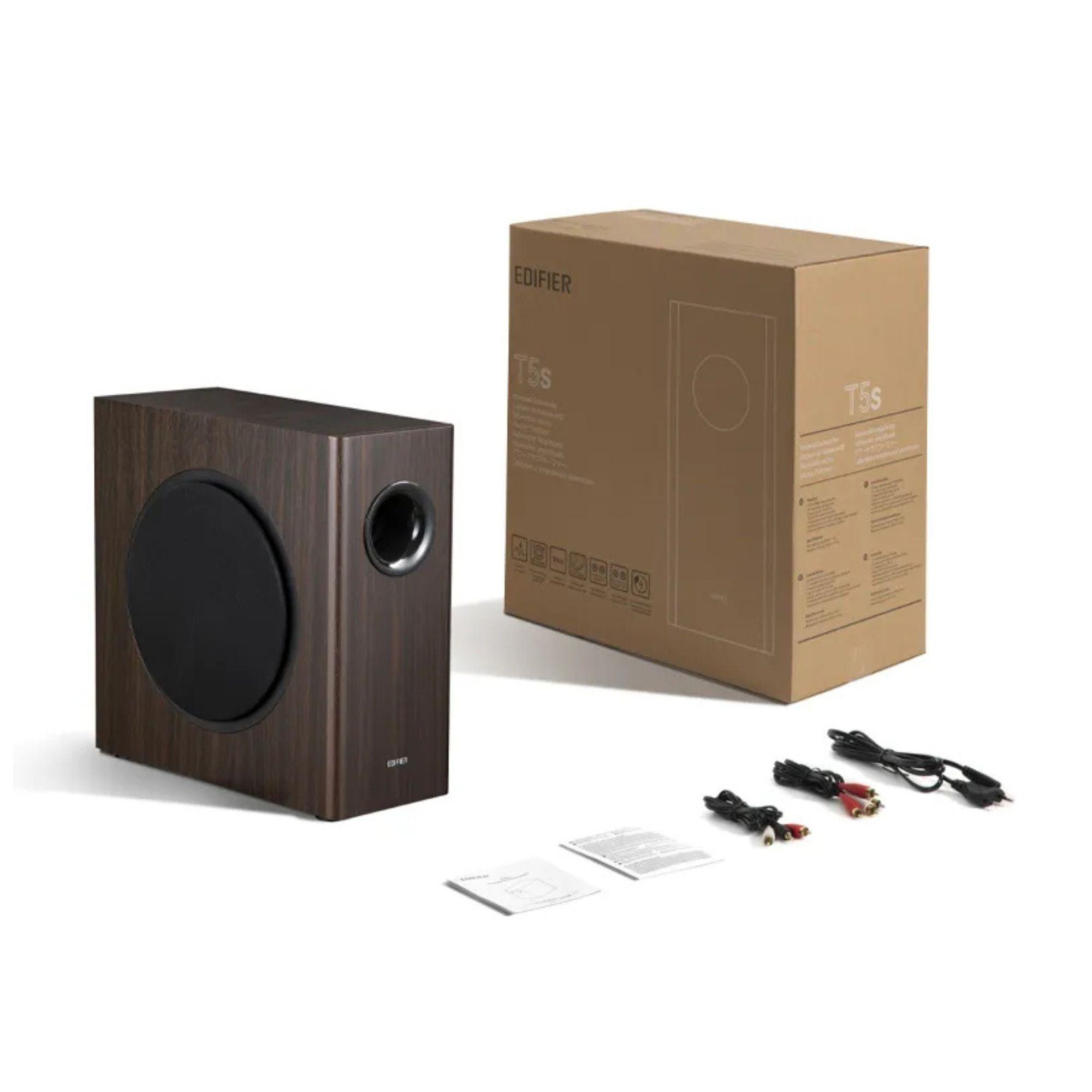 Subwoofer Edifier T5s Marrón 8 Pulgadas-3