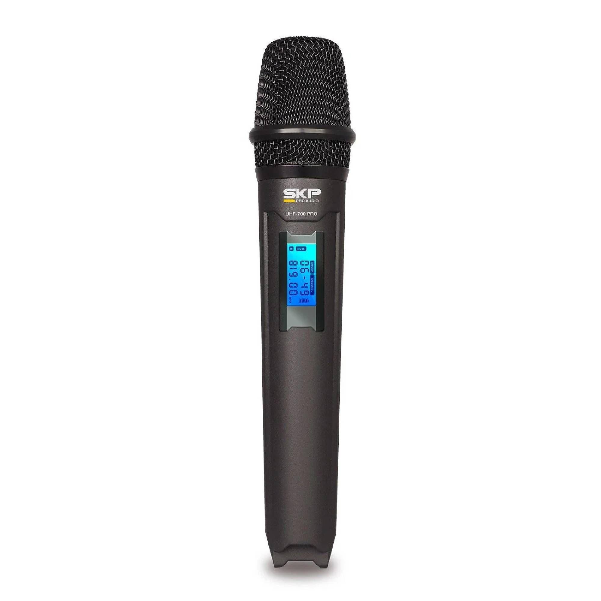SKP Kit Micr fono Inal mbrico Multifrecuencia UHF 700 PRO-2