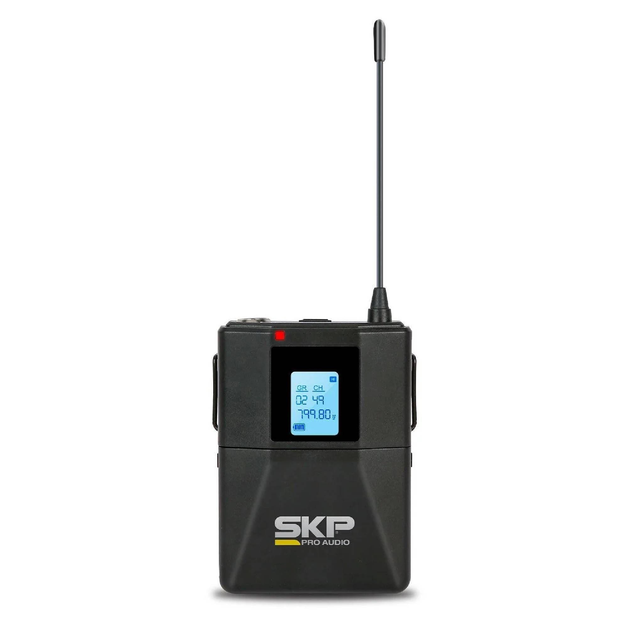 SKP Kit Micr fono Inal mbrico Multifrecuencia UHF 700 PRO-3
