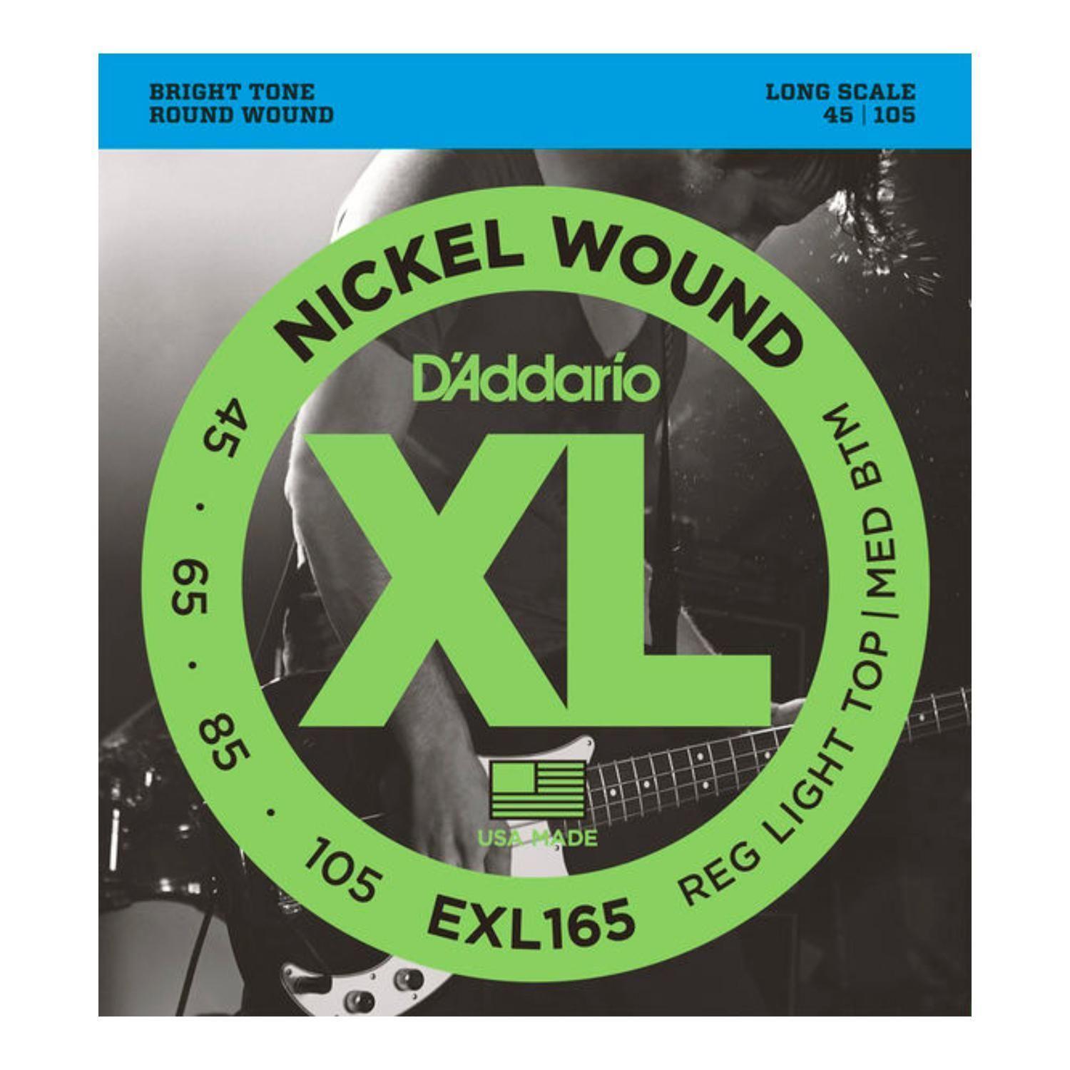 Daddario EXL165 Set de Cuerdas Bajo El ctrico 45 105-0