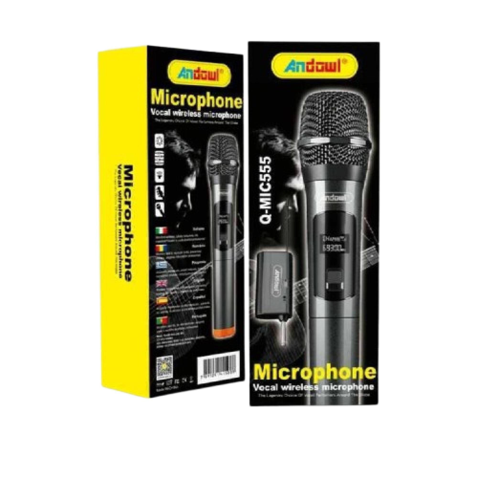 ANDOWL Q MIC555 Microfono Inalambrico-2