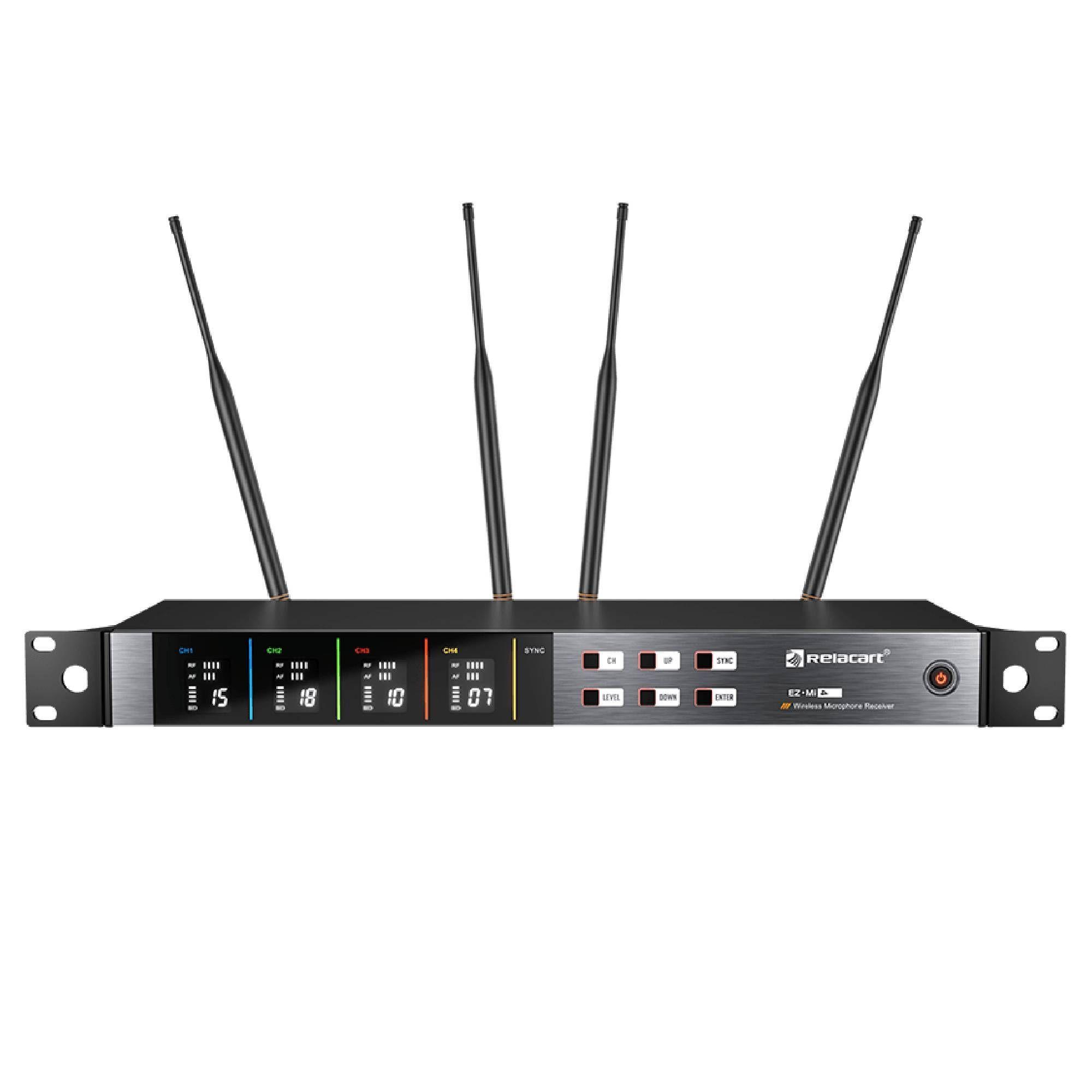 Relacart EZ MI4 sistema inal mbrico 02 mano mas 02 cintillo-4