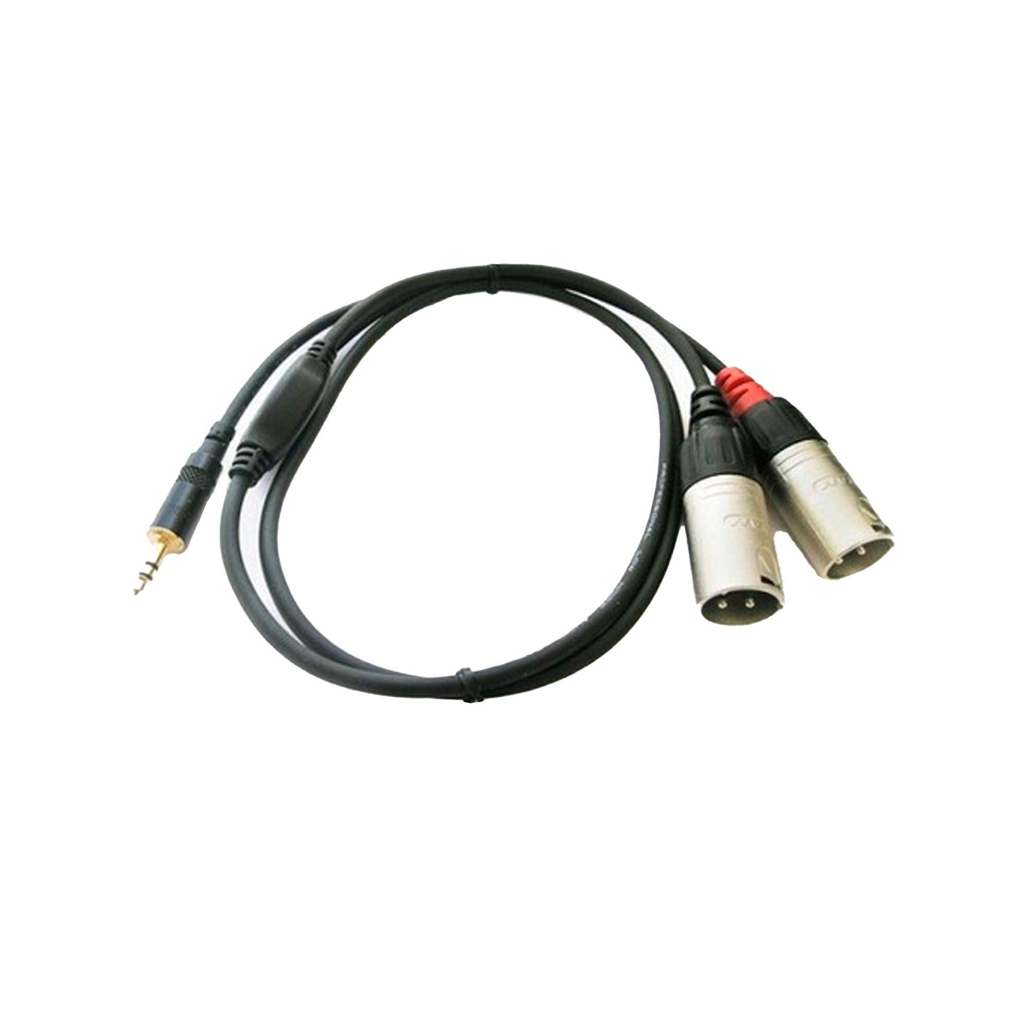 Cable 2XLR M  A MINI PLUG STEREO Rean by Neutrik NRA 0130 009-0