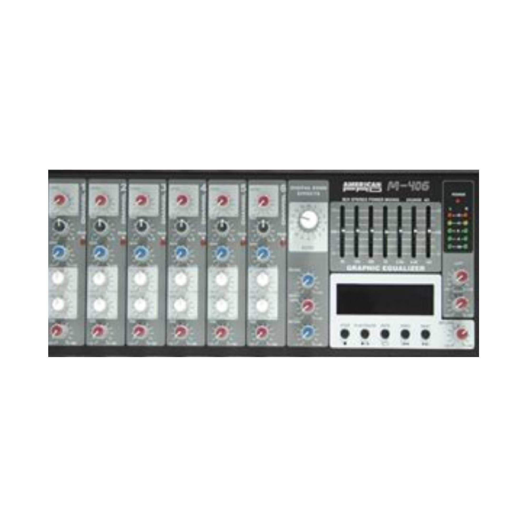 AMERICAN PRO A6M4 USB Power Mixer-2