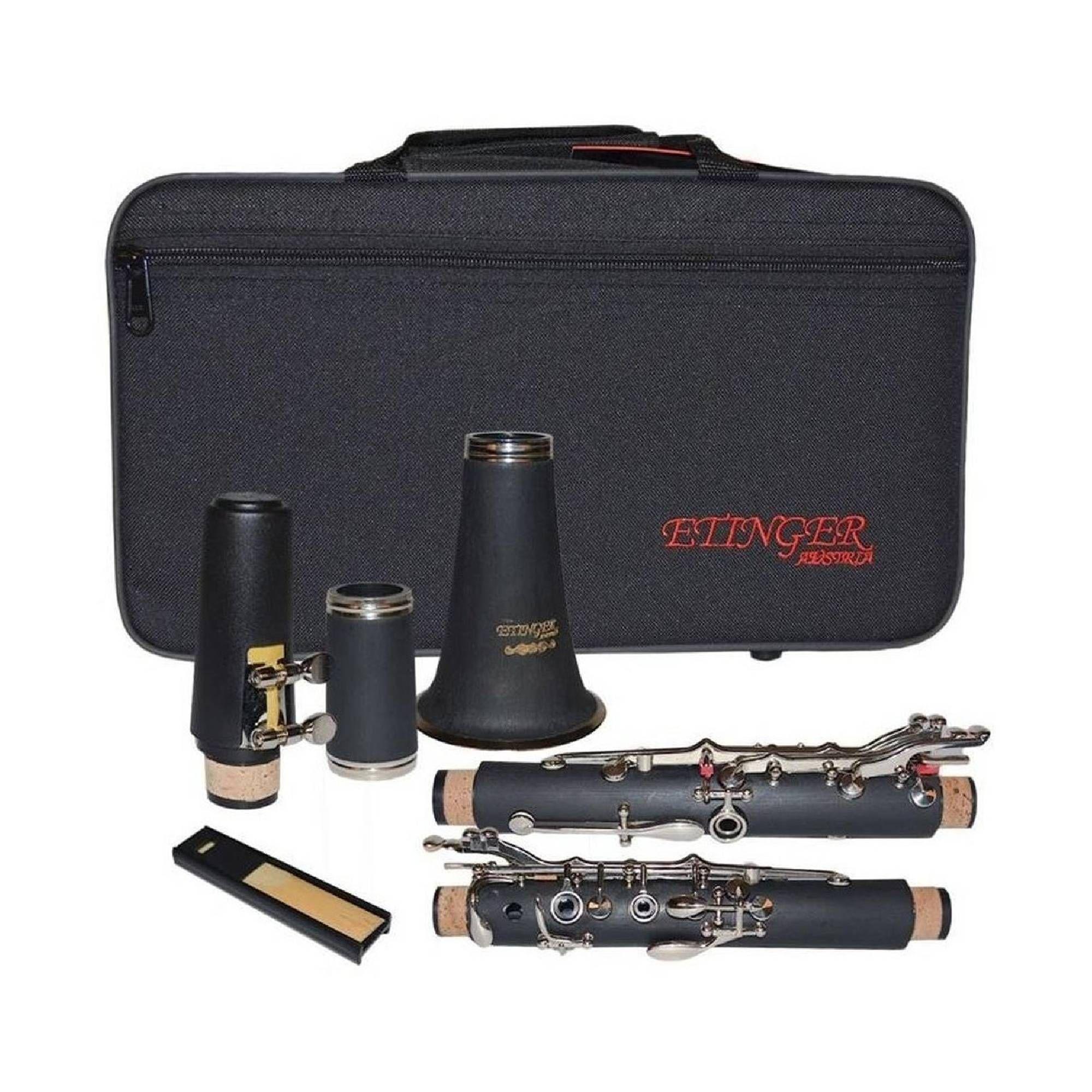 Etinger Clarinete 17 Llaves Sib Case Cl10-2