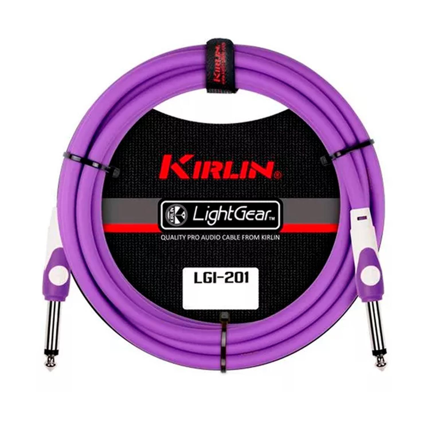 Kirlin LGI201 PU Cable de Instrumento Plug 6 Metros-0