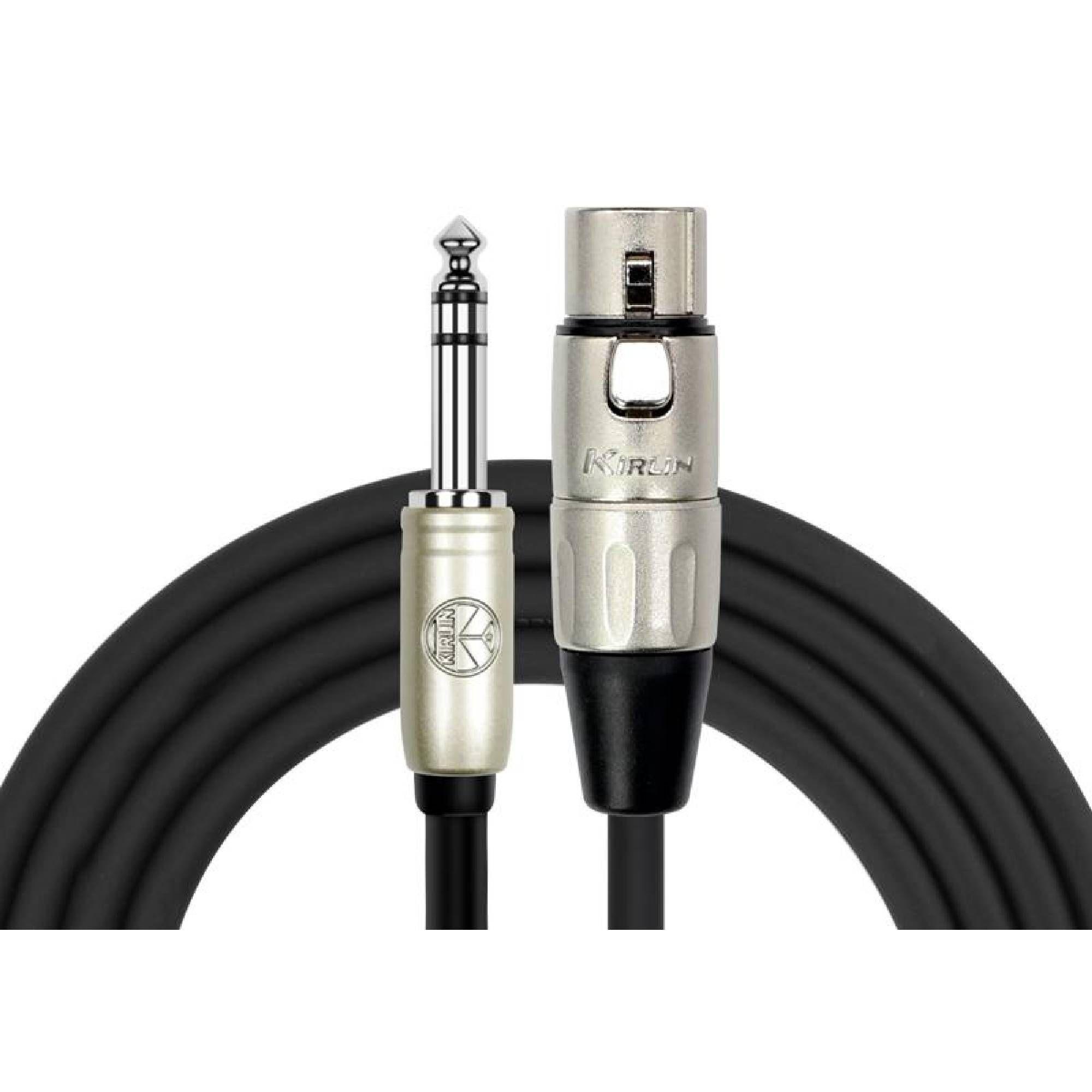 Kirlin MP 484PR BK Cable de Micr fono XLR a TRS 3 Metros-2