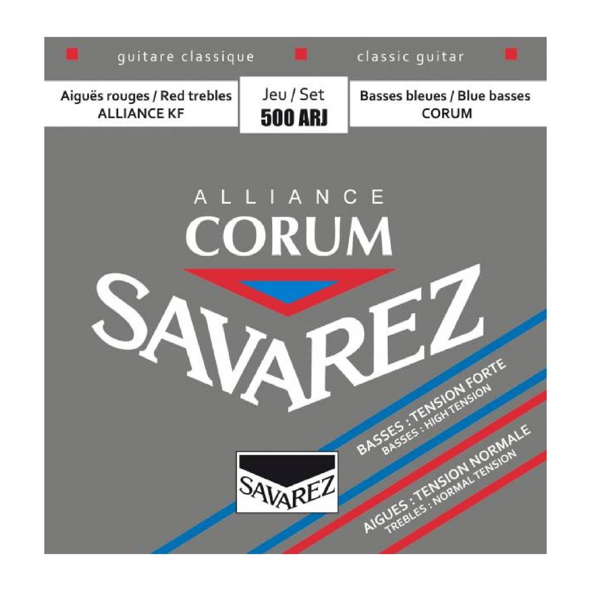 Savarez 500 ARJ Corum Series Set Cuerdas Guitarra bajos alta tensi n agudos tensi n normal-0