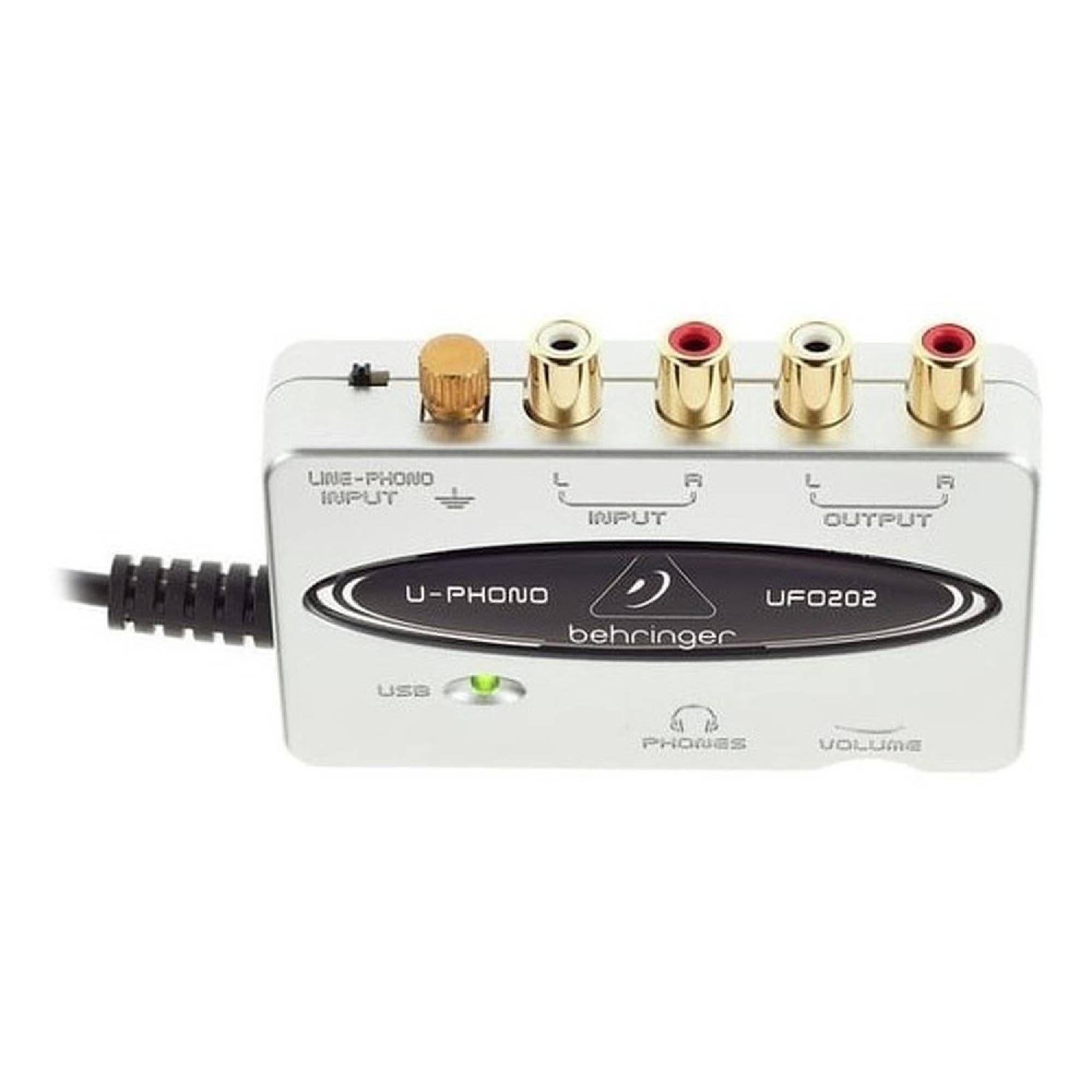 Behringer Ufo202 Interfaz Preamplificador Phonos Usb-2