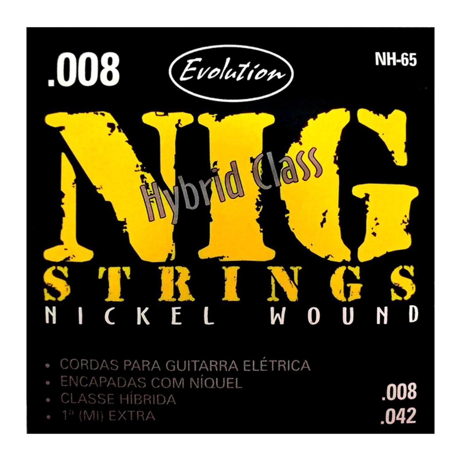 NIG NH65 Set de Cuerdas Guitarra El ctrica 08 42-0