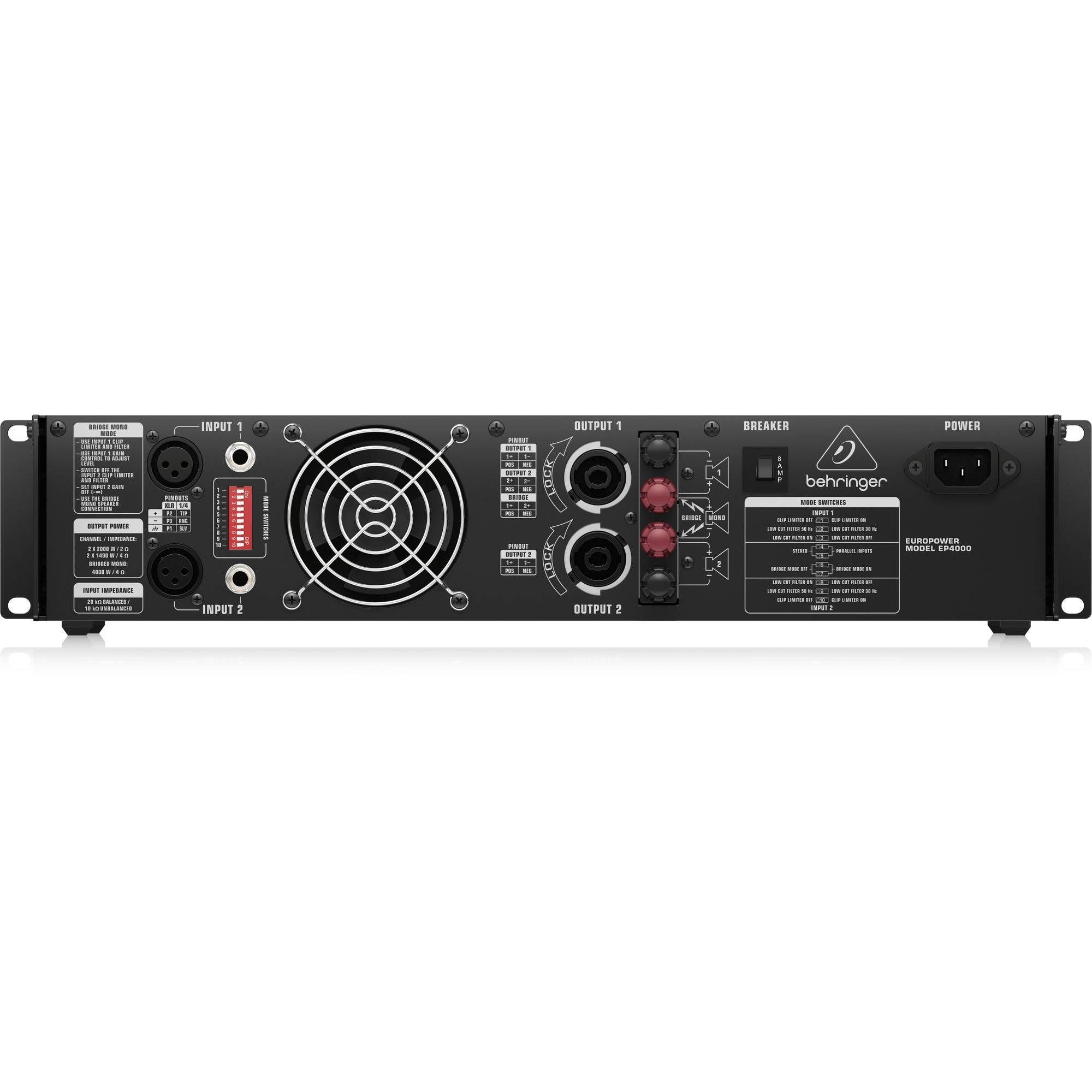 Behringer EP4000 Amplificadores de Instalacion-2