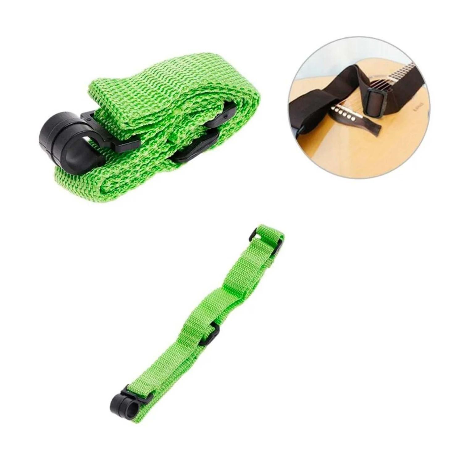 Emmett PE A95 Correa Ukelele Verde-2