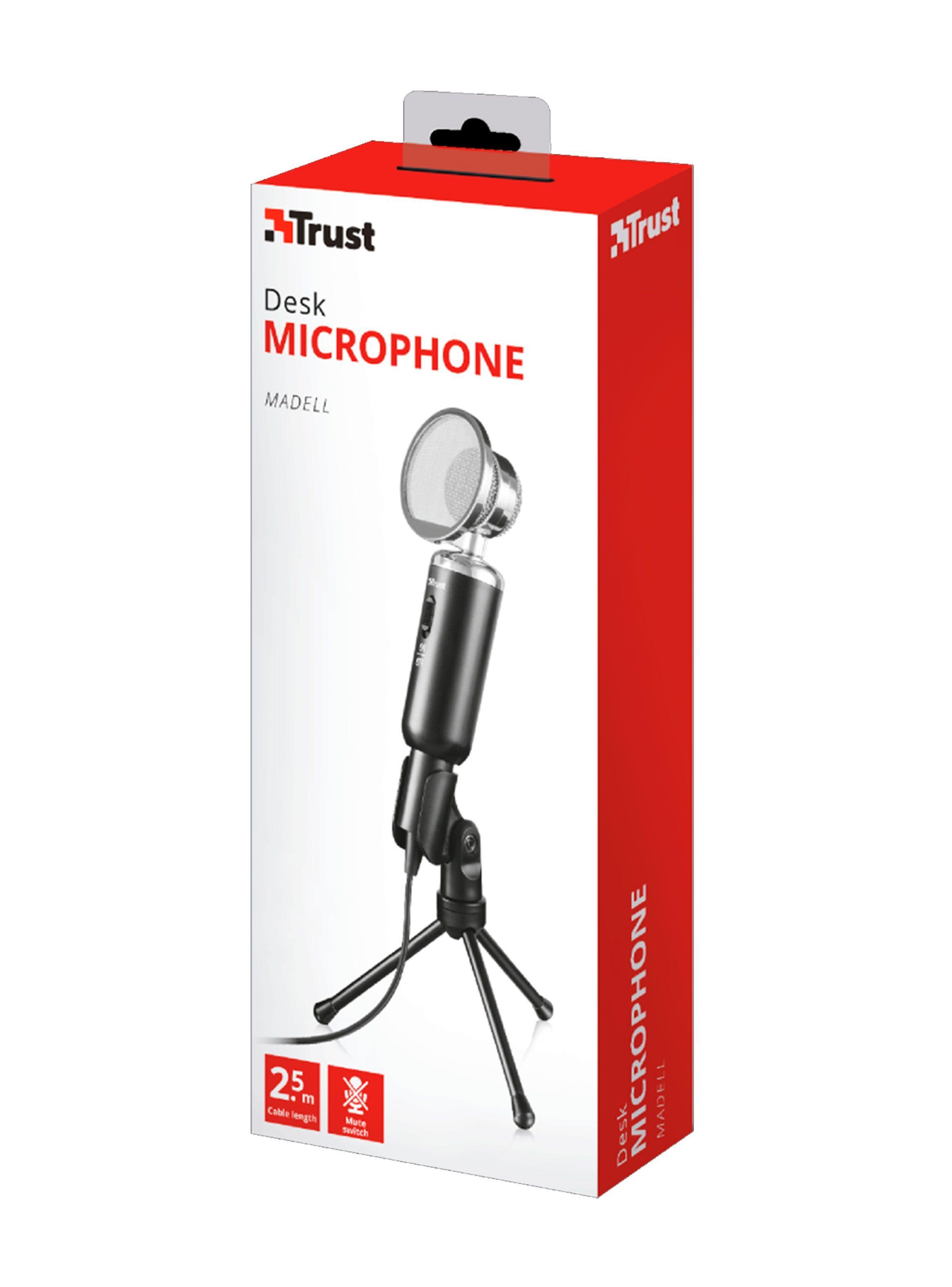 MICROFONO VINTAGE PC + TRIPODE MADELL TRUST-2