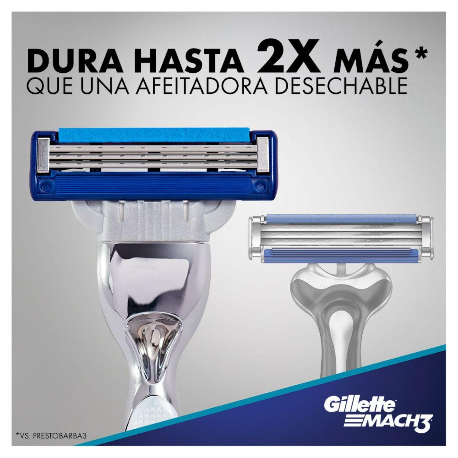 Repuestos Para Afeitar Gillette  Mach3 Turbo 4 Un -2