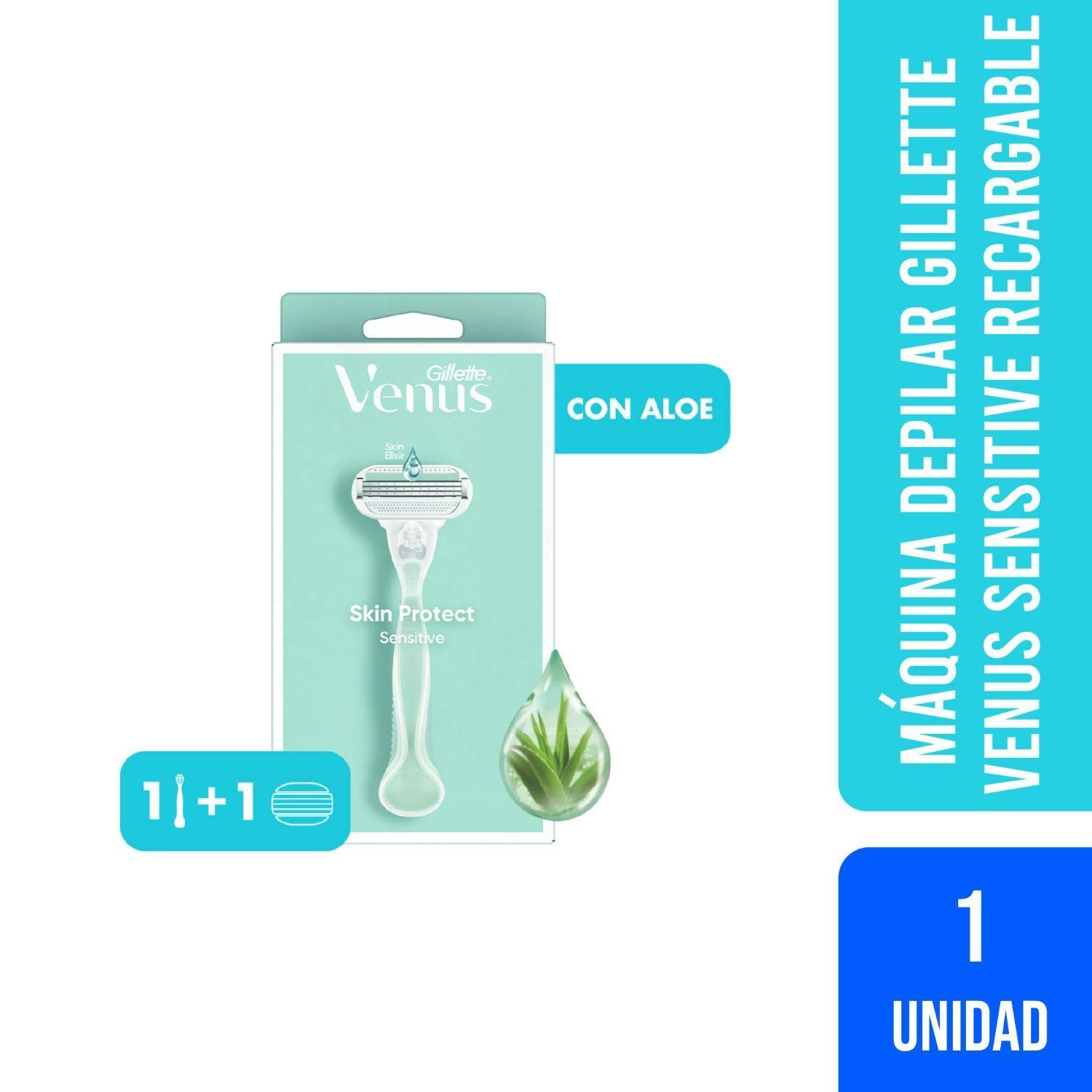 Maquina de Depilar Venus Sensitive Recargable Gillette-0