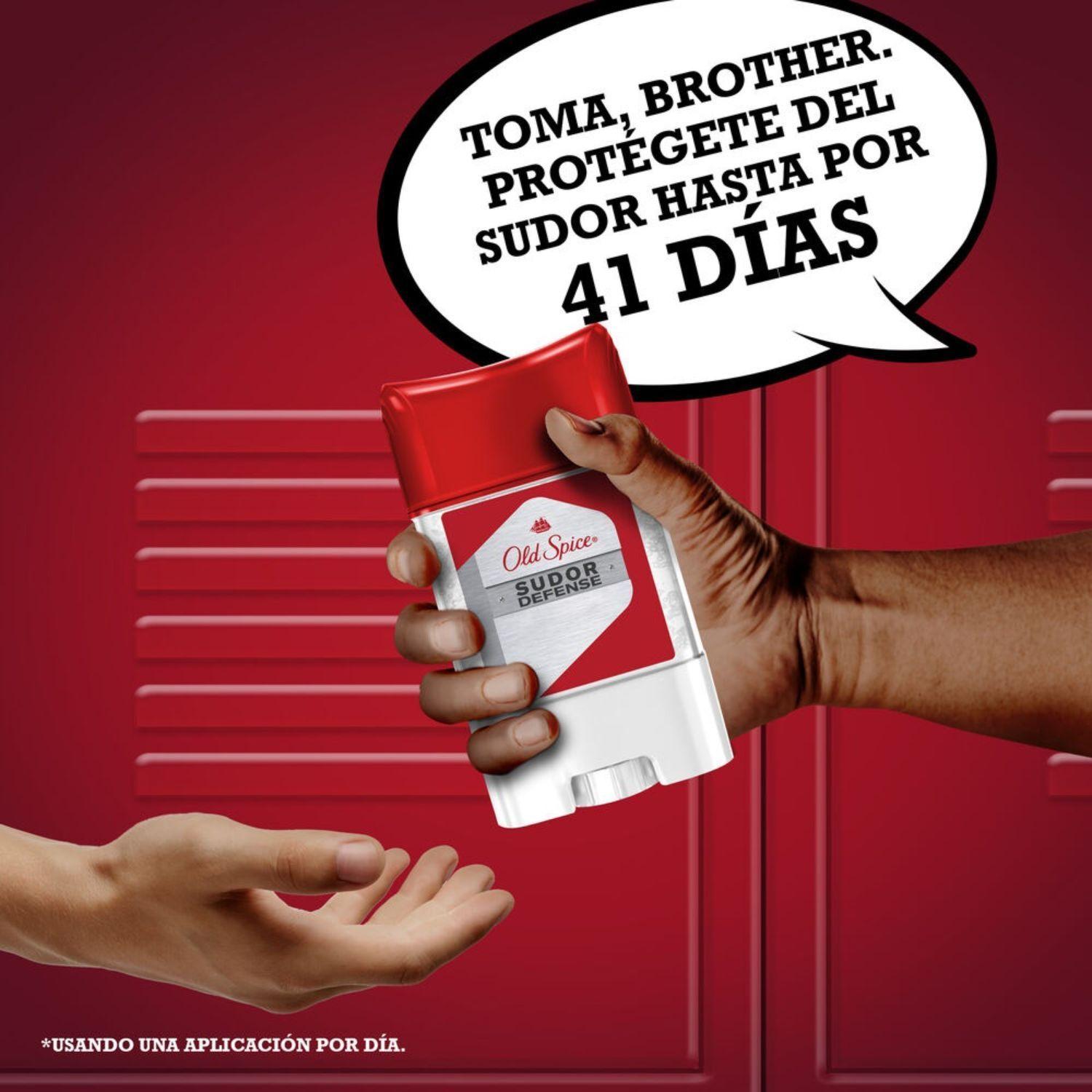 6 Gel Antitranspirante Old Spice Sudor Defense Sport 80g-1