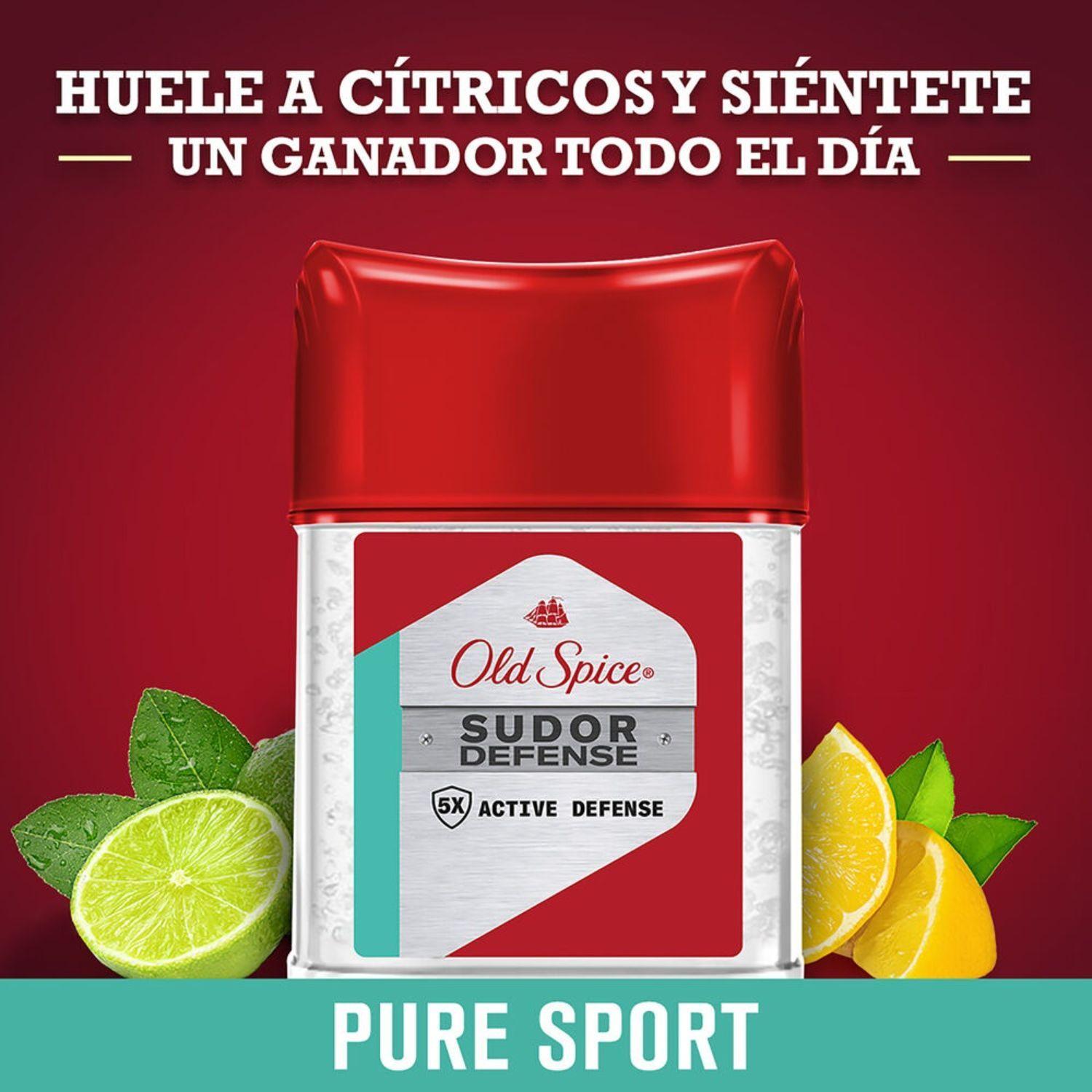 6 Gel Antitranspirante Old Spice Sudor Defense Sport 80g-3