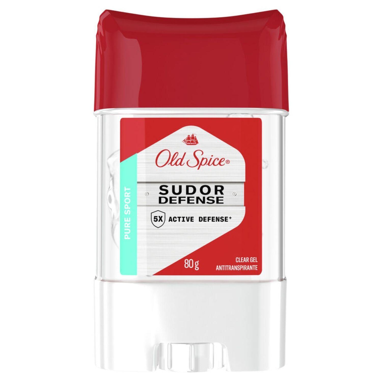 6 Gel Antitranspirante Old Spice Sudor Defense Sport 80g-4