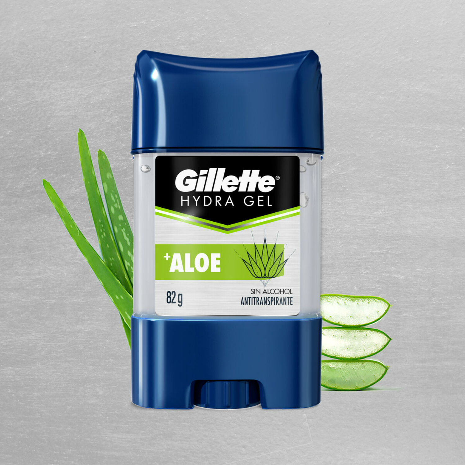6 Antitranspirante Gillete en HydraGel Aloe de 82g-1
